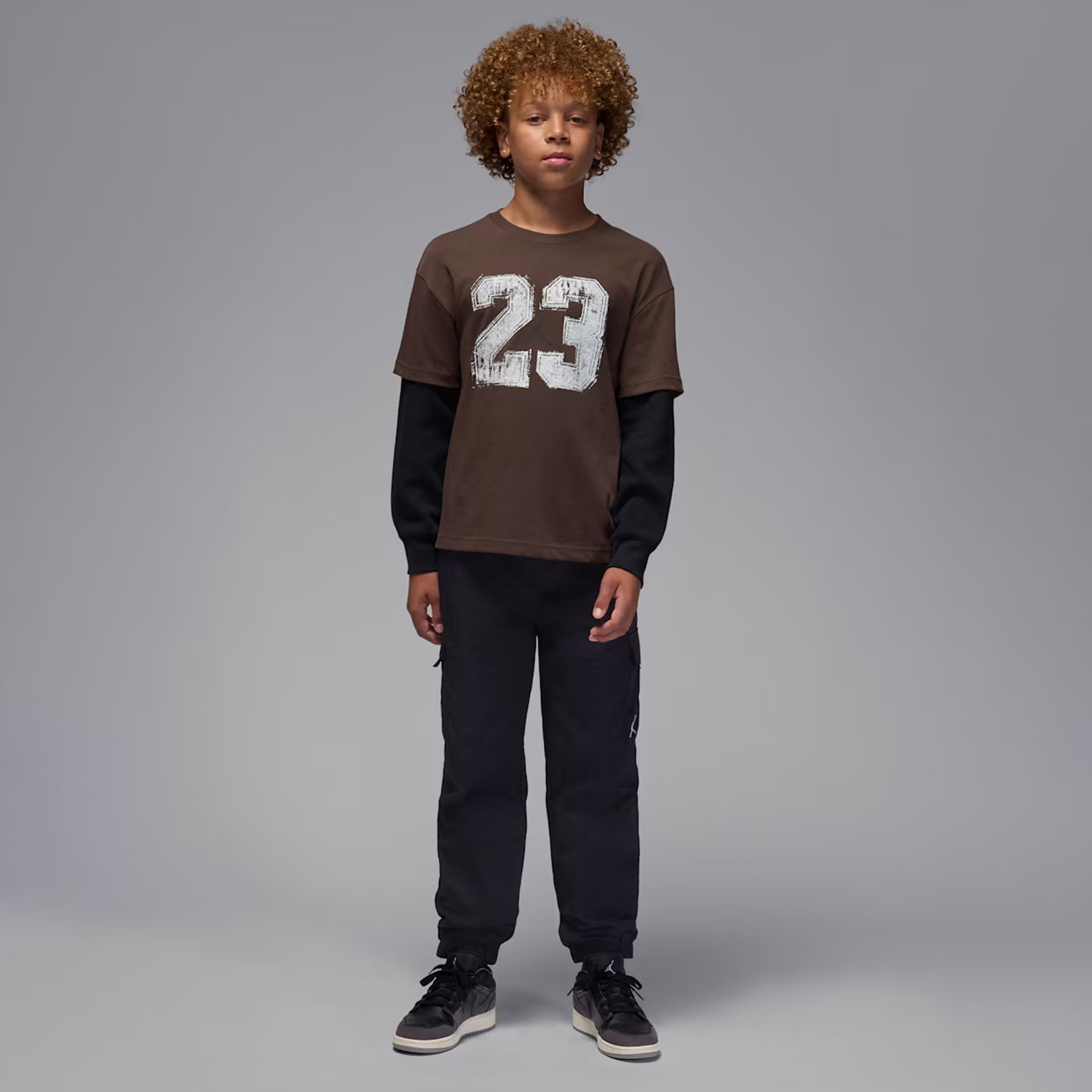 Jordan Dri-Fit MVP 23 Çocuk Siyah Sweatshirt