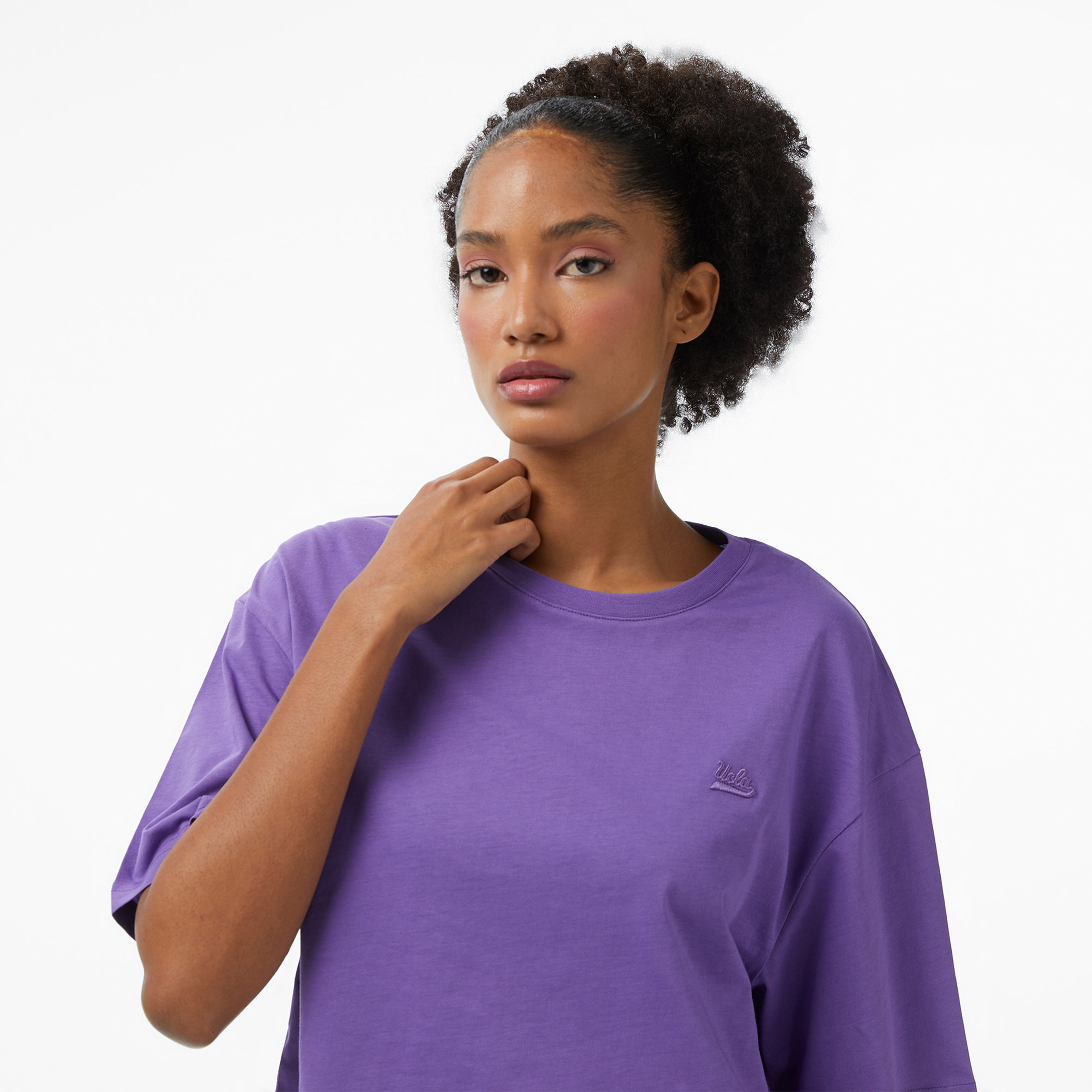 Ucla Loose Fit Kadın Mor T-Shirt