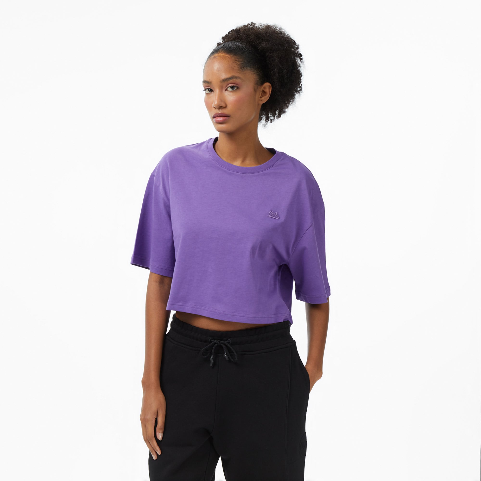 Ucla Loose Fit Kadın Mor T-Shirt