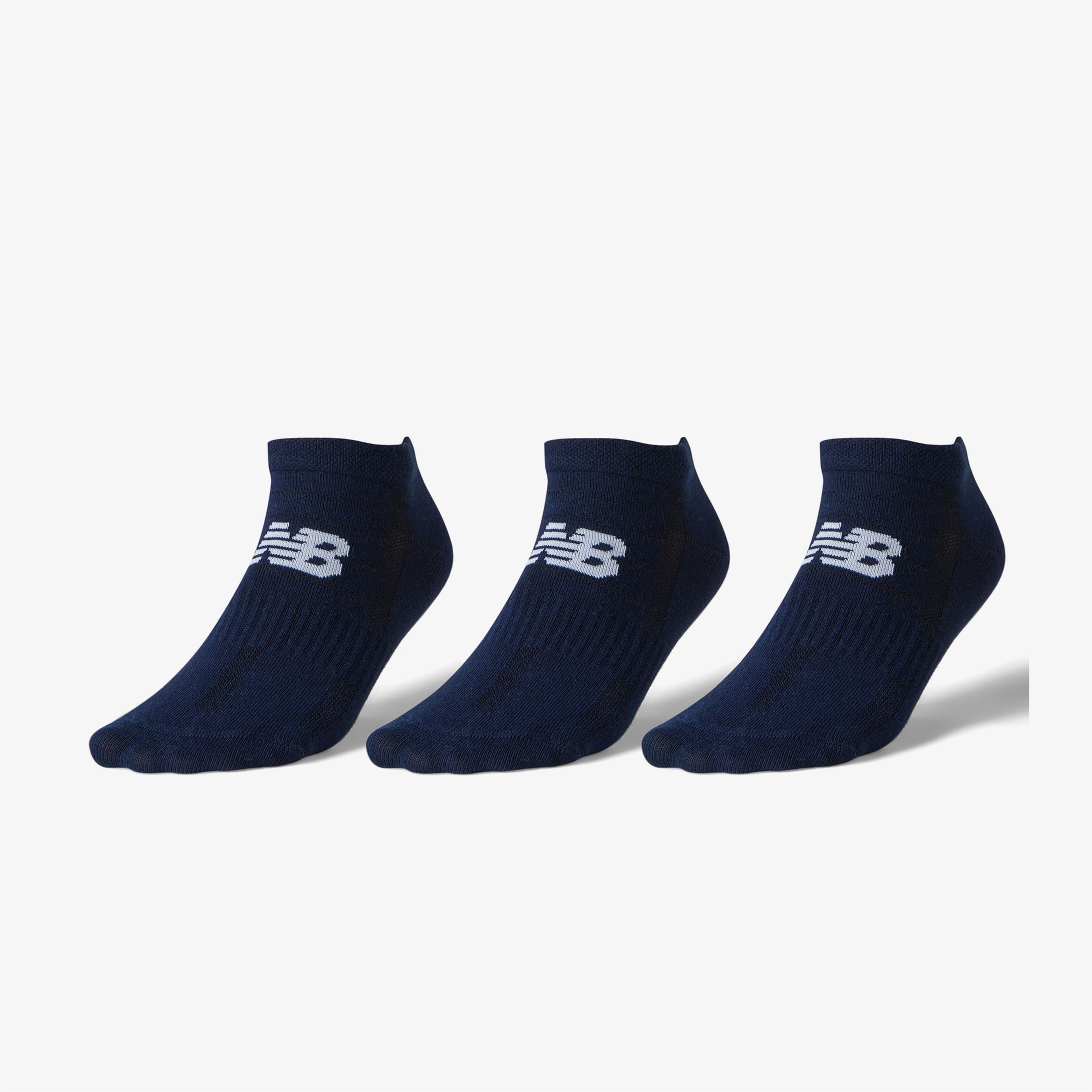New Balance SOA01 Unisex Lacivert 3'lü Çorap