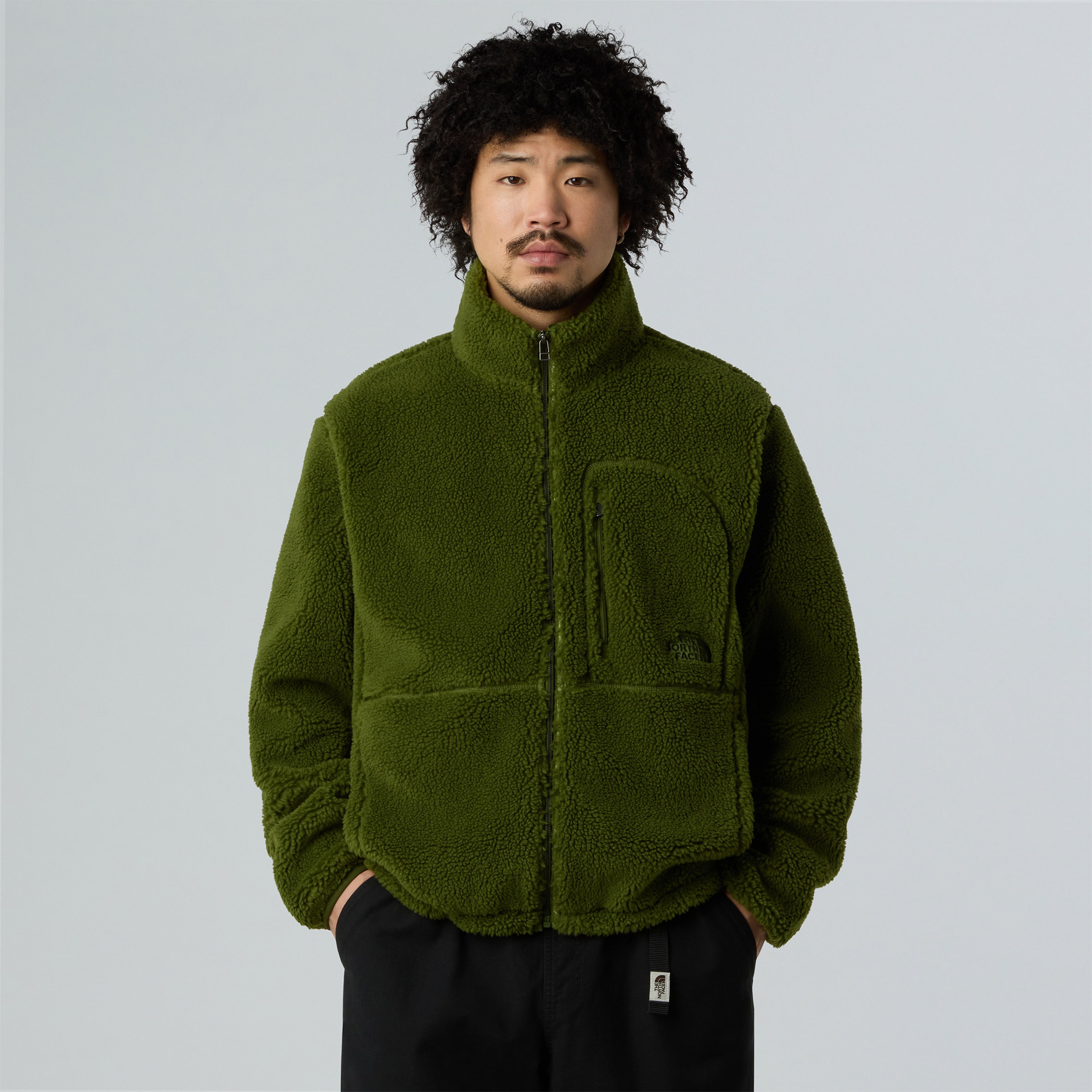 The North Face Extreme Pile Full Zip Erkek Yeşil Polar