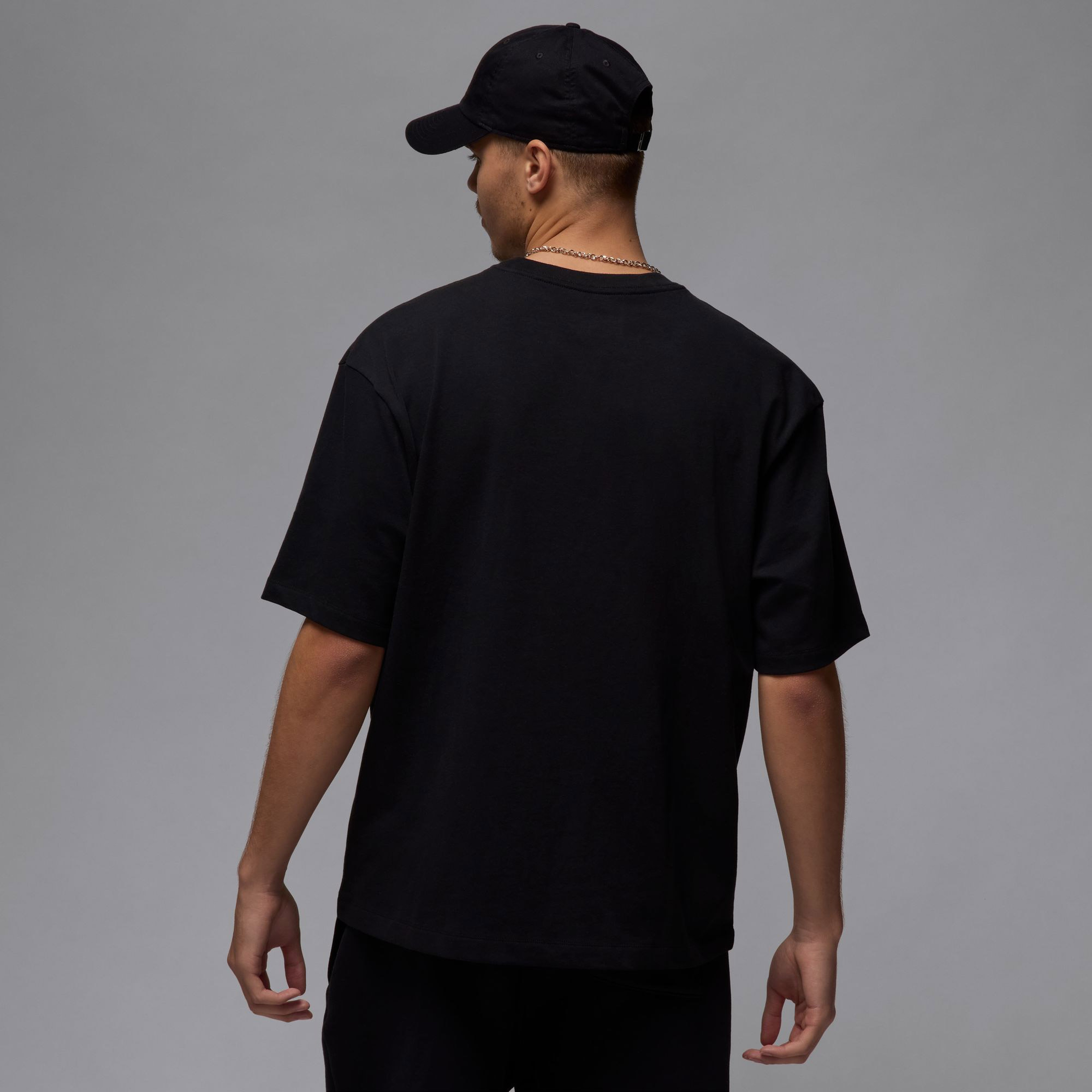 Jordan Flight Essentials Oversize Erkek Siyah T-Shirt