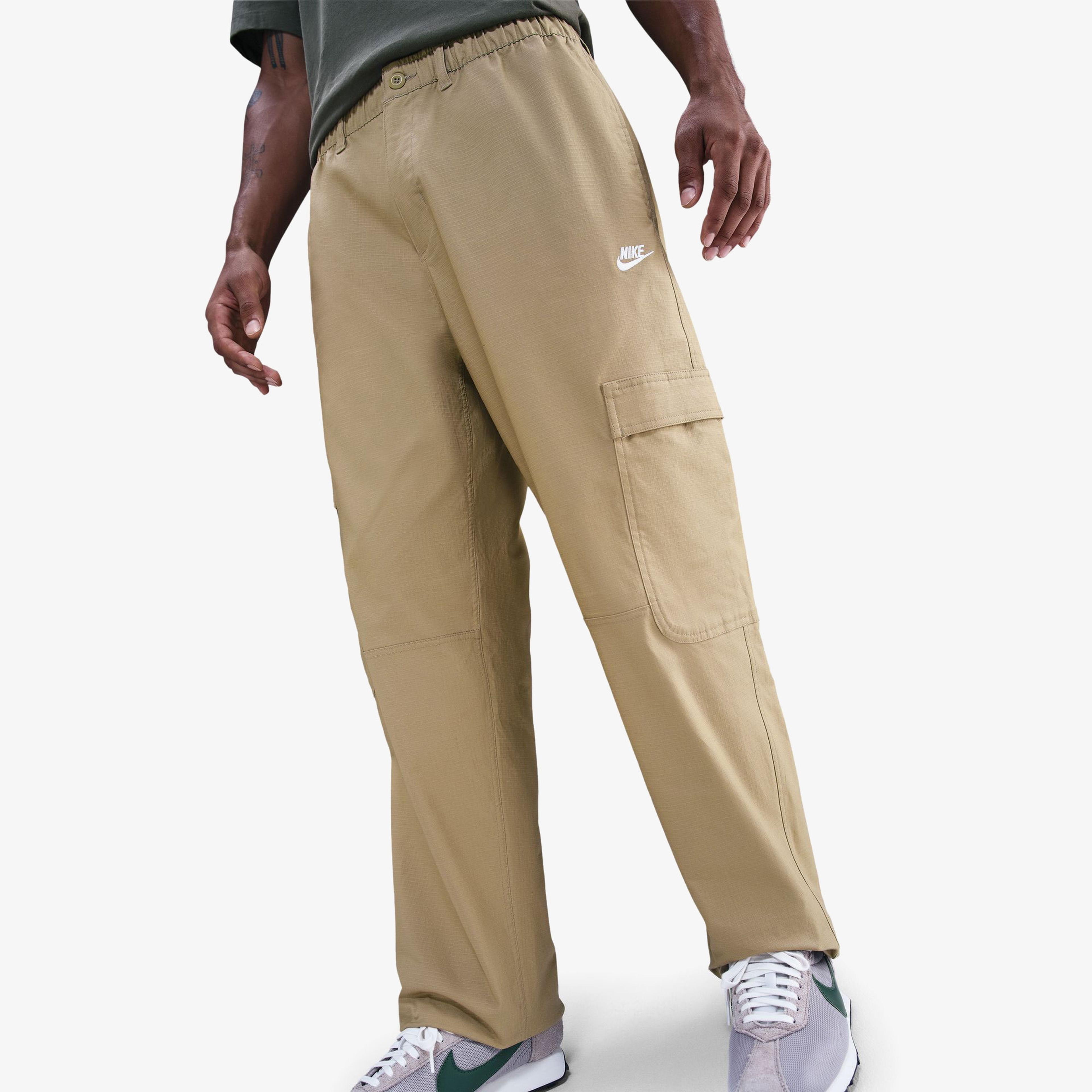 Nike Sportswear Club Woven Erkek Kahverengi Kargo Pantolon