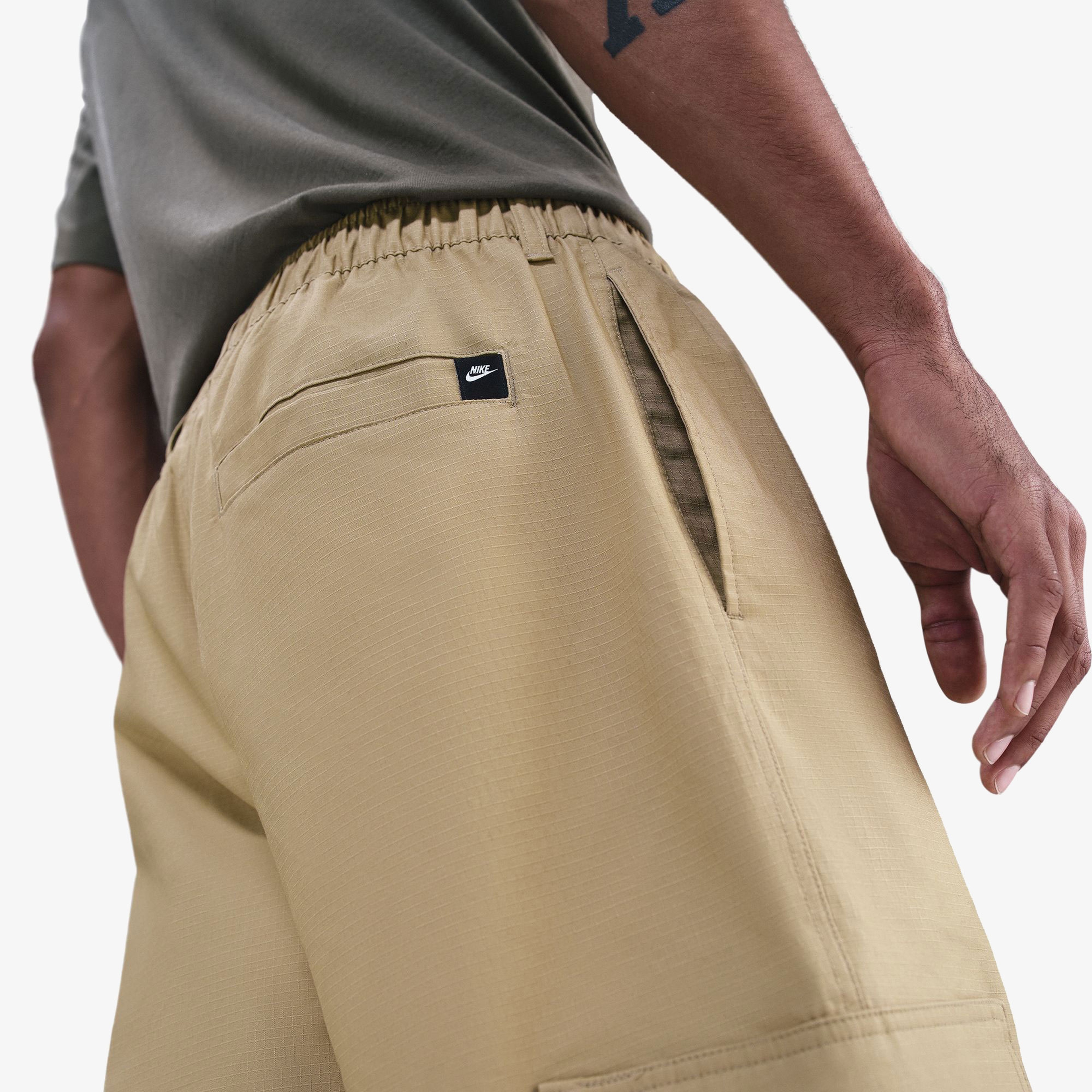 Nike Sportswear Club Woven Erkek Kahverengi Kargo Pantolon
