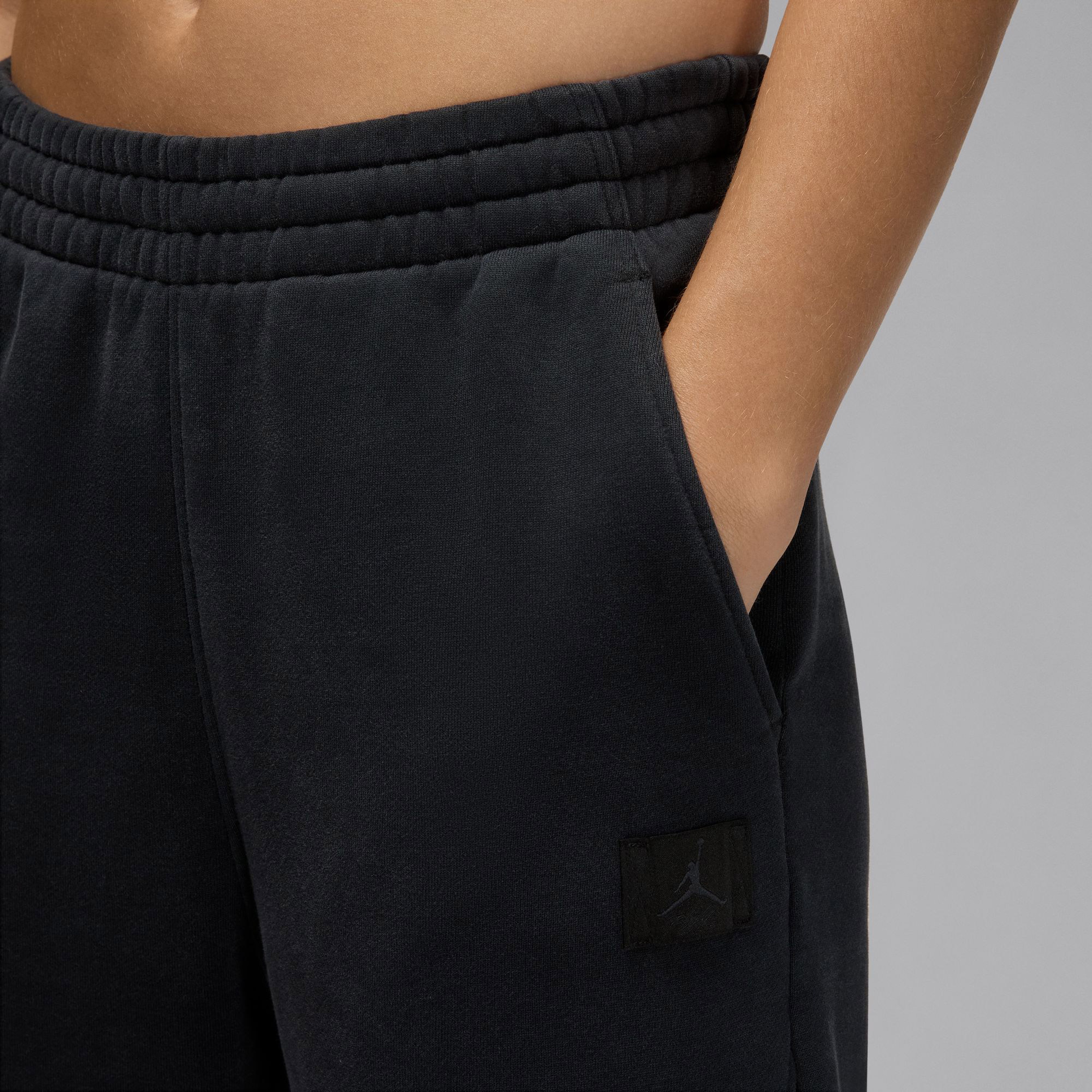 Jordan Flight Fleece Bol Paçalı Kadın Siyah Eşofman Altı