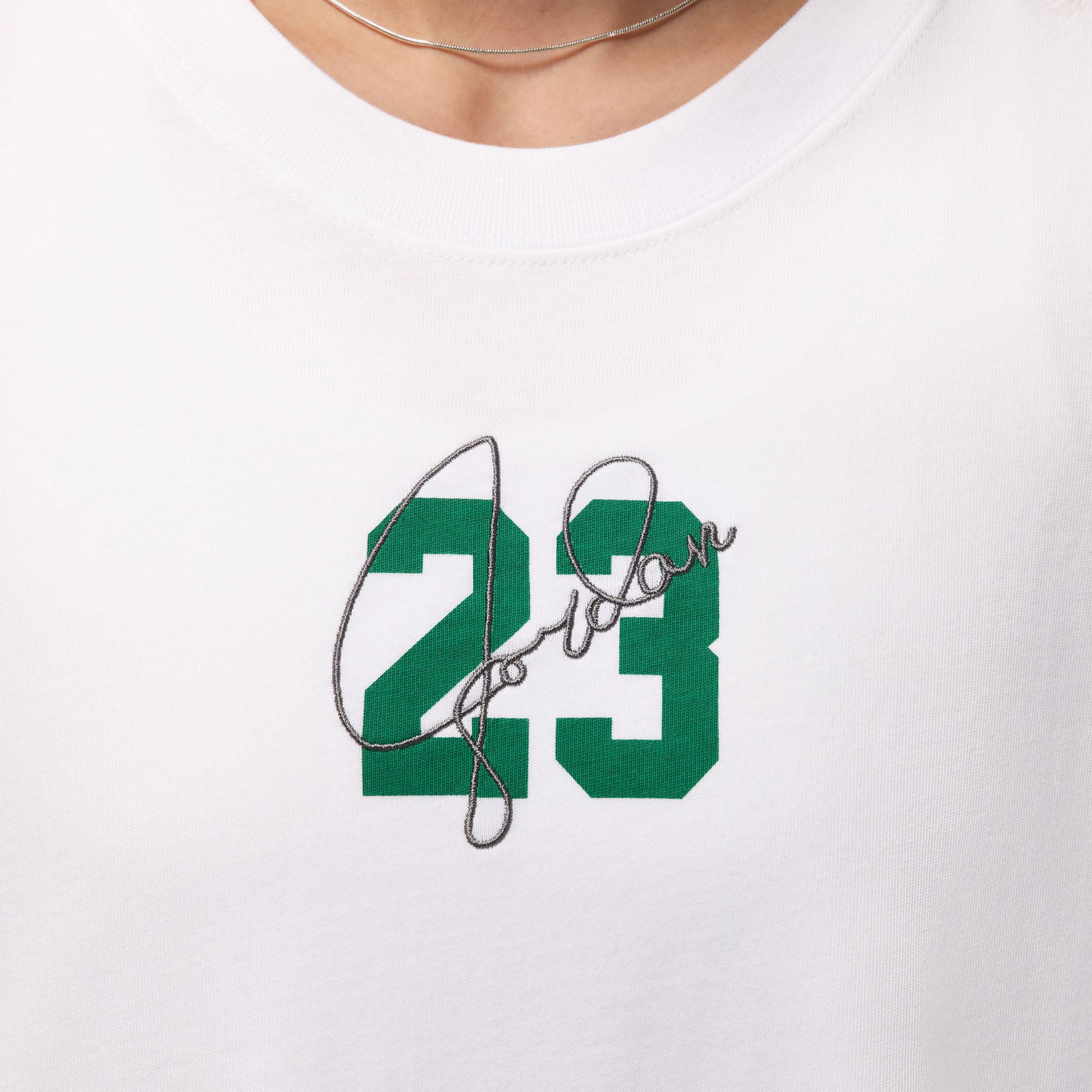 Jordan Essentials Grafikli Kadın Beyaz T-Shirt