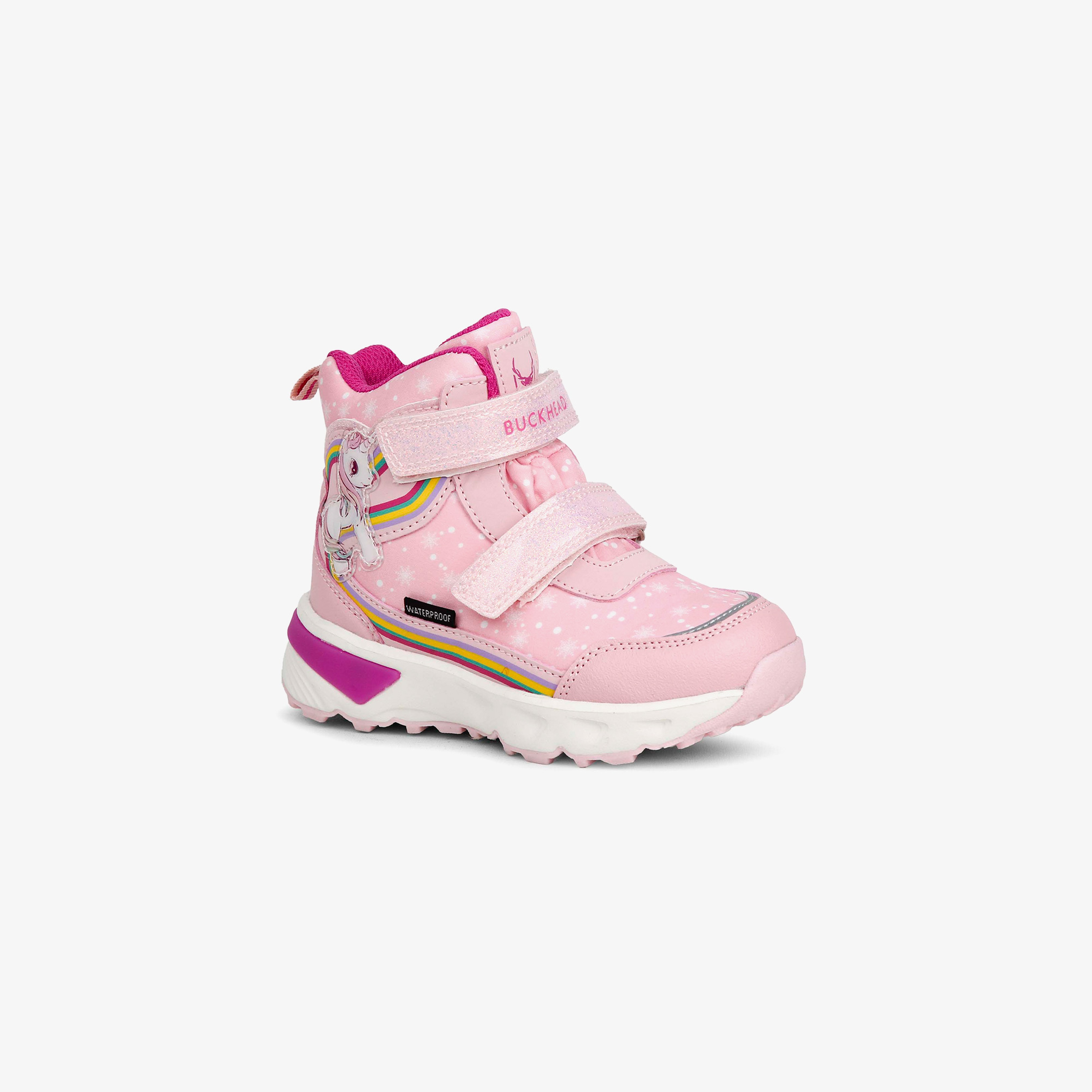 Buckhead Unicornie Işıklı Su Geçirmez Bebek Pembe Bot