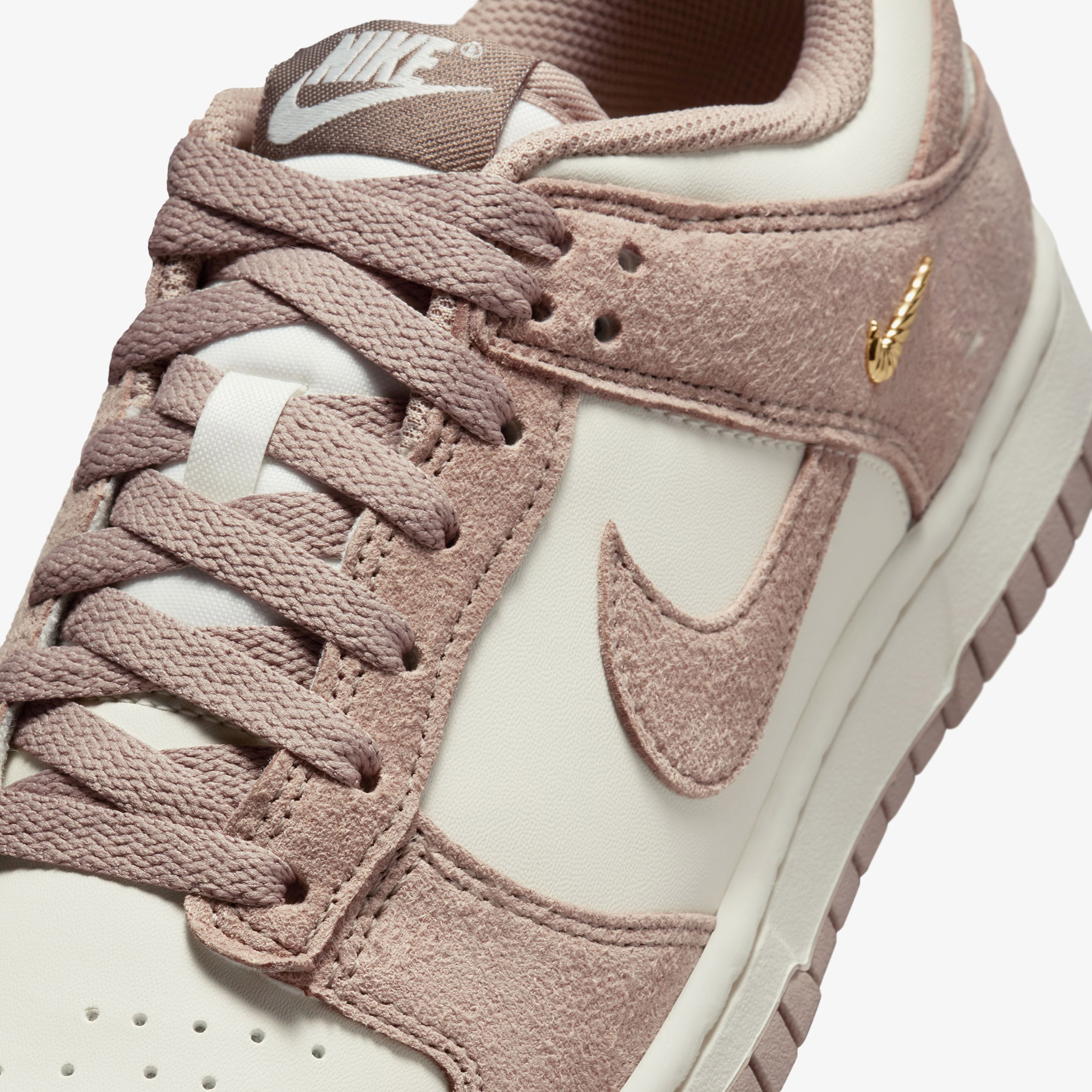 Nike Dunk Low Mini Swoosh Kadın Kahverengi Spor Ayakkabı
