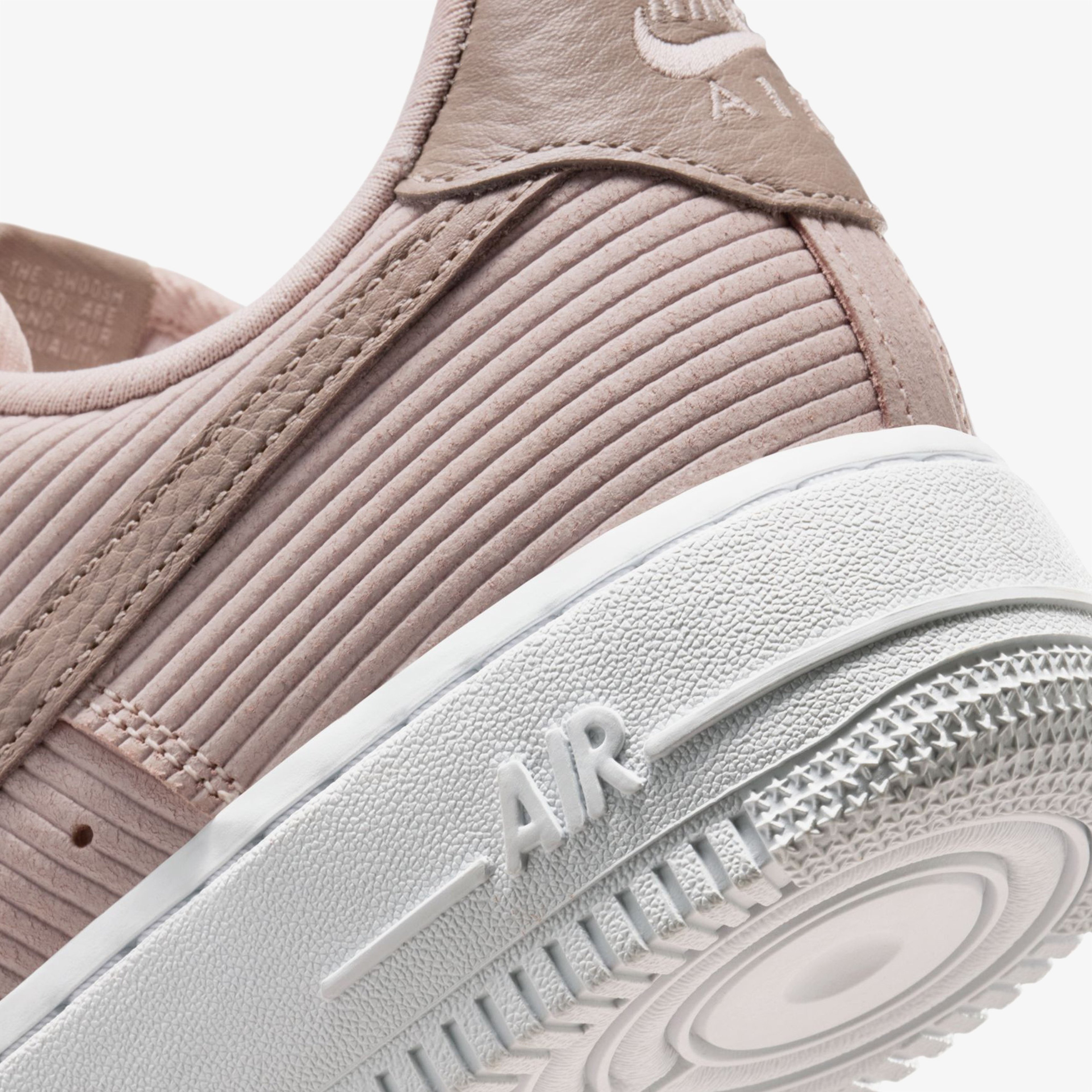 Nike Air Force 1 Low Switches Up ?Corduroy? Kadın Pembe Spor Ayakkabı