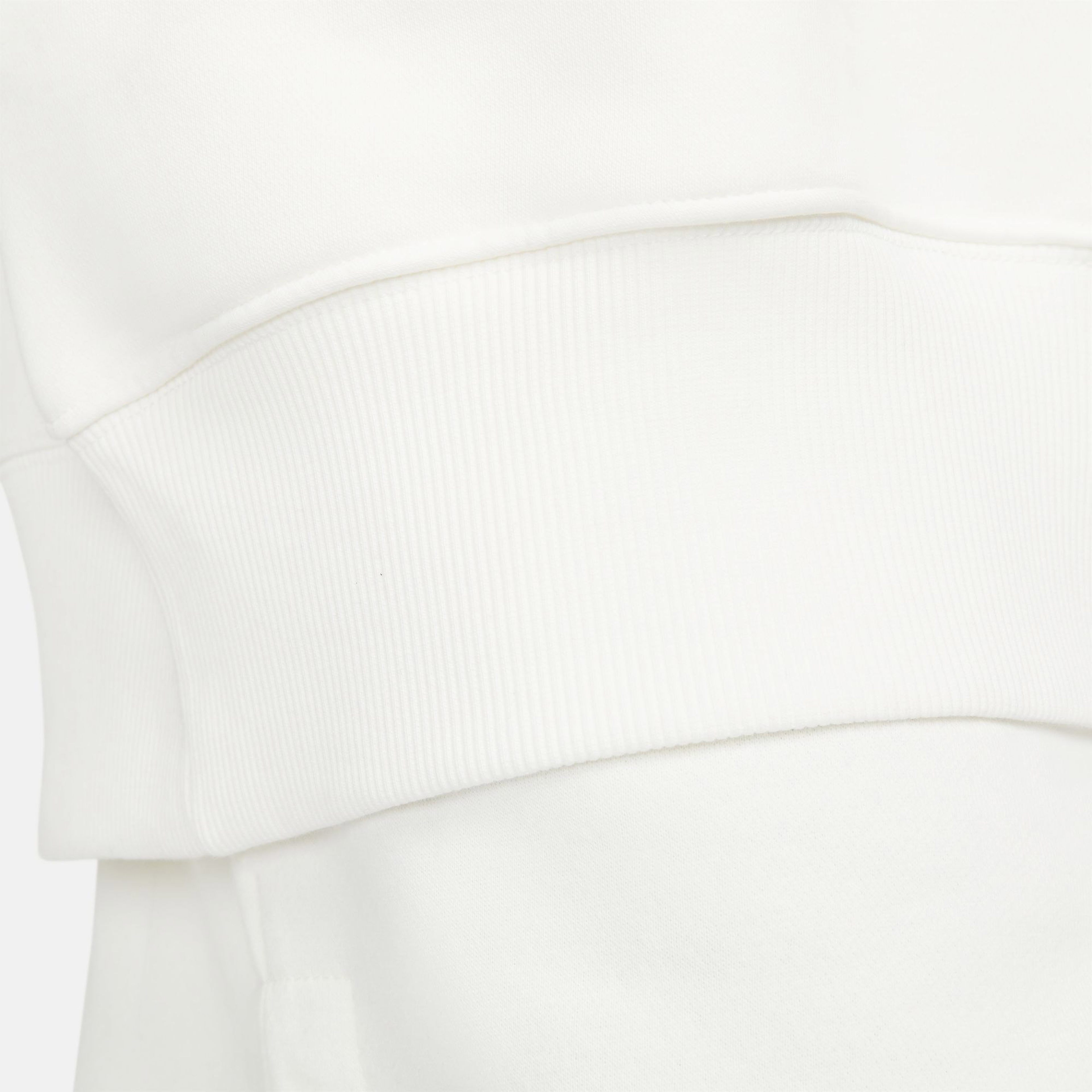 Nike Sportswear Phoenix Fleece 1/4 Zip Crop Kadın Beyaz Sweatshirt