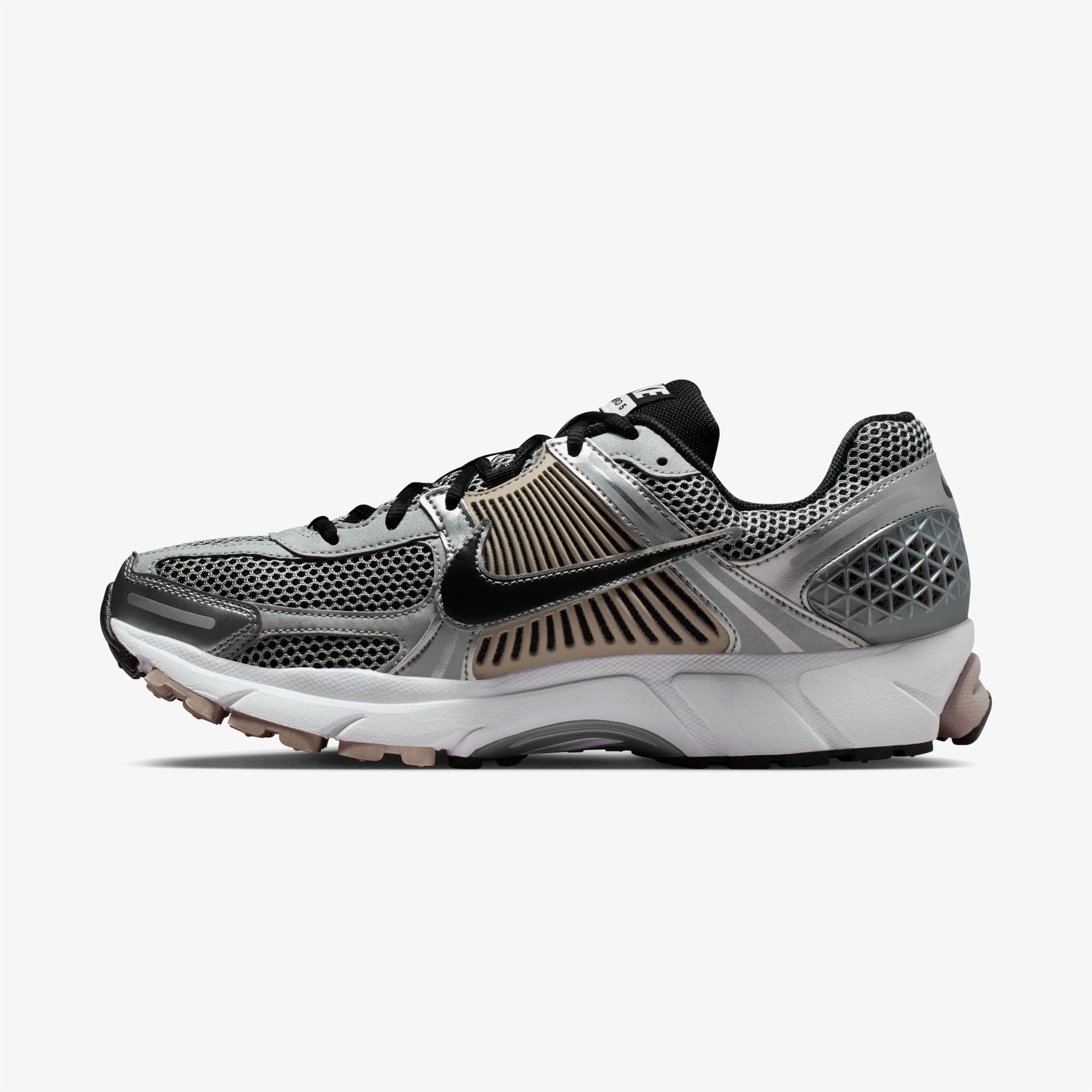 Nike Zoom Vomero 5 Metallic Silver College Erkek Gri Spor Ayakkabı
