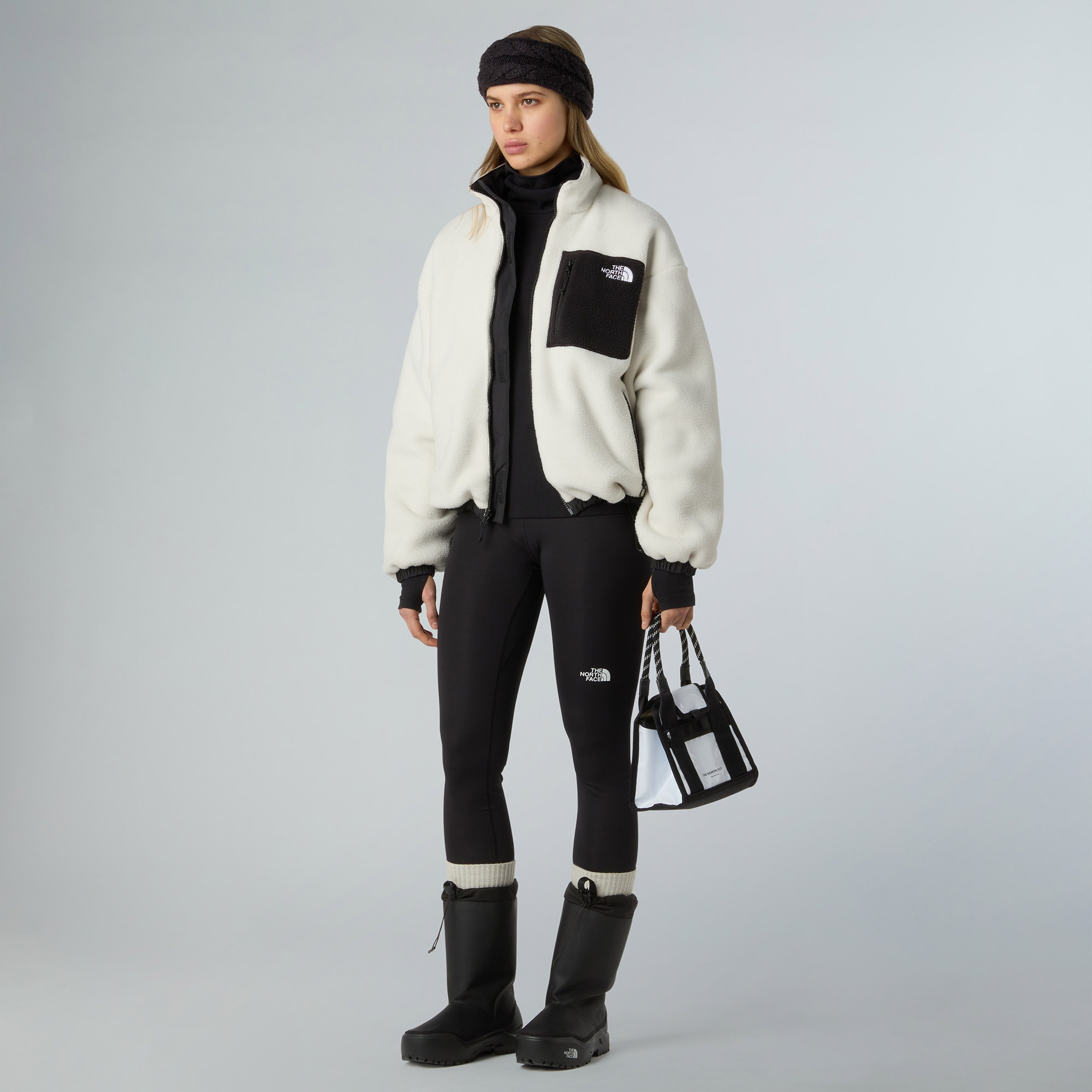 The North Face Yumiori Kadın Beyaz Çift Taraflı Polar