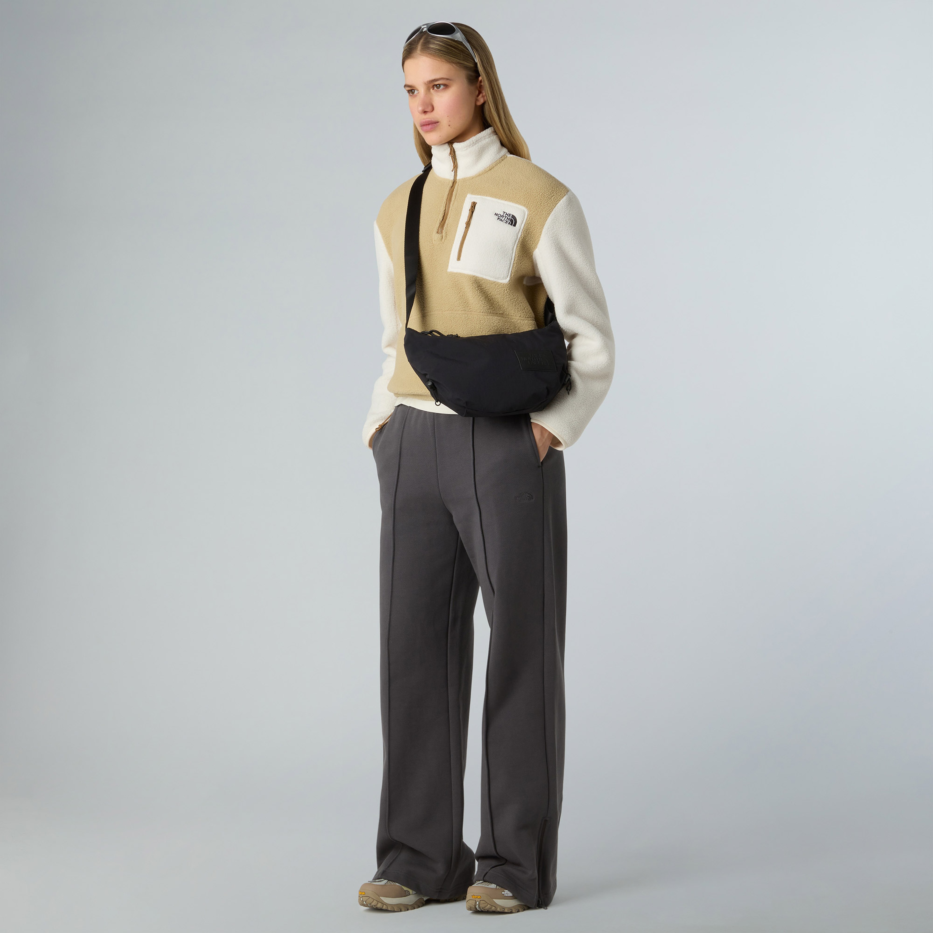 The North Face Yumiori 1/4 Zip Kadın Kahverengi Polar Mont