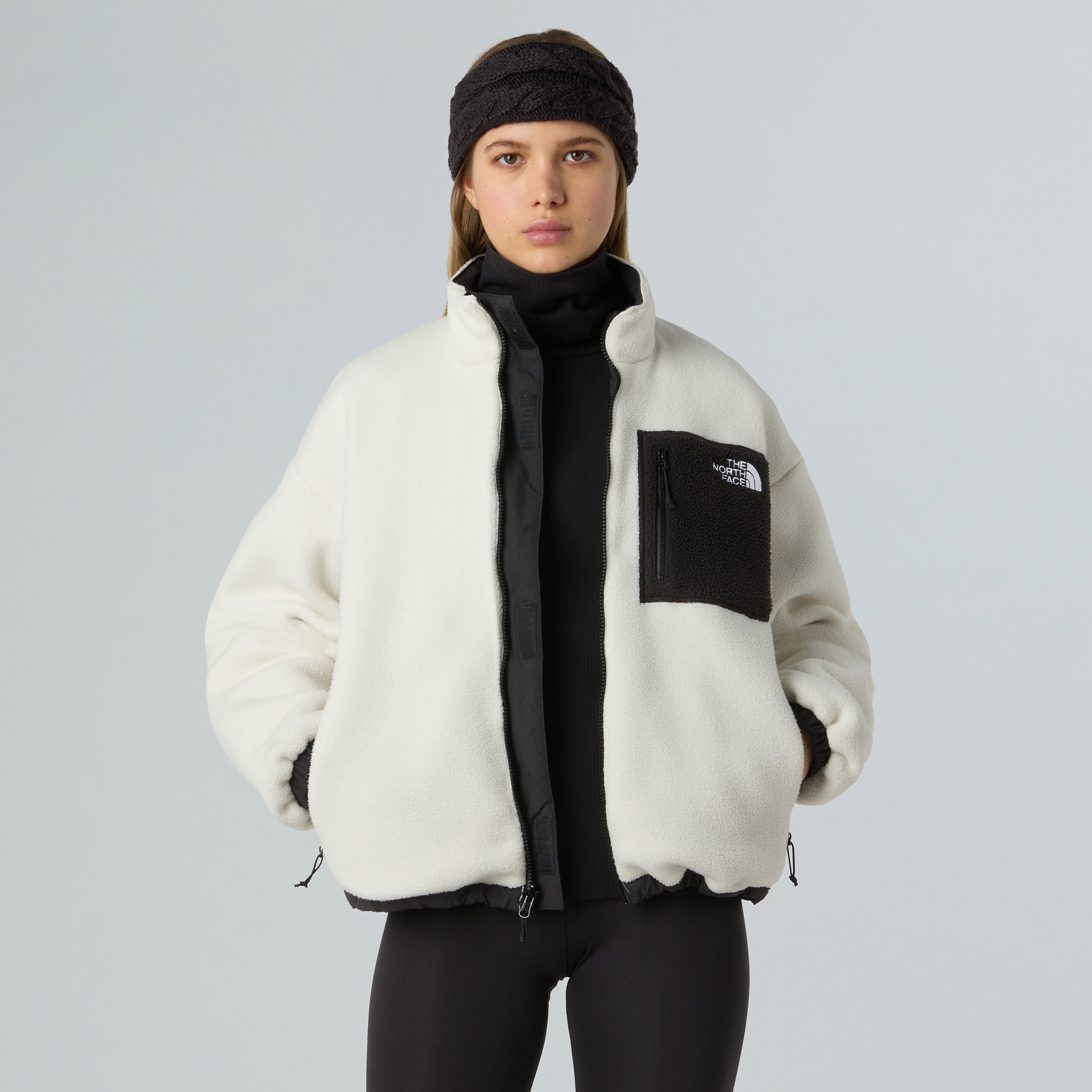 The North Face Yumiori Kadın Beyaz Çift Taraflı Polar