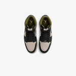 Jordan Air 1 Mid SE Off Noir Medium Olive Erkek Yeşil Spor Ayakkabı
