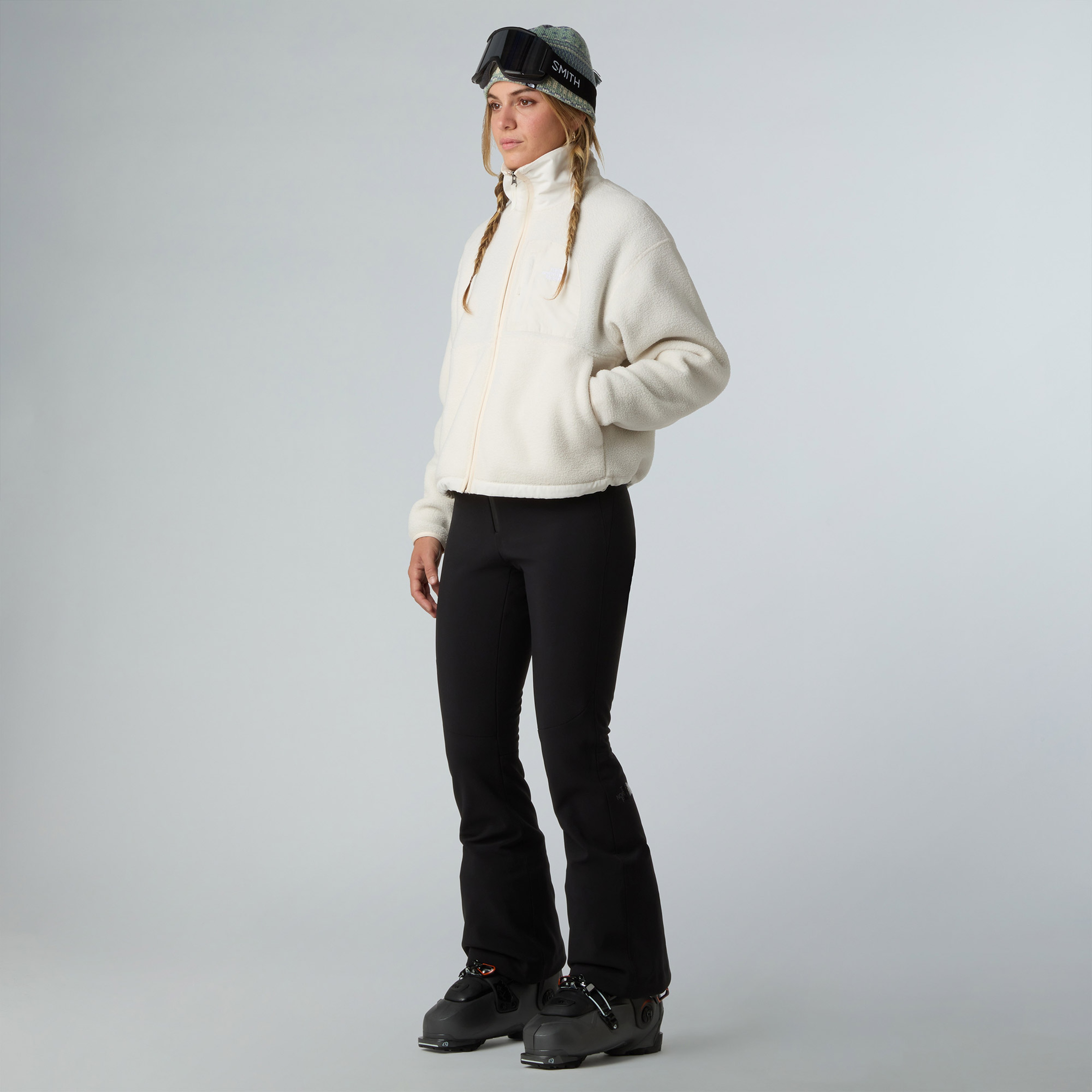 The North Face Yumiori Off-Peak Full Zip Kadın Beyaz Polar Mont