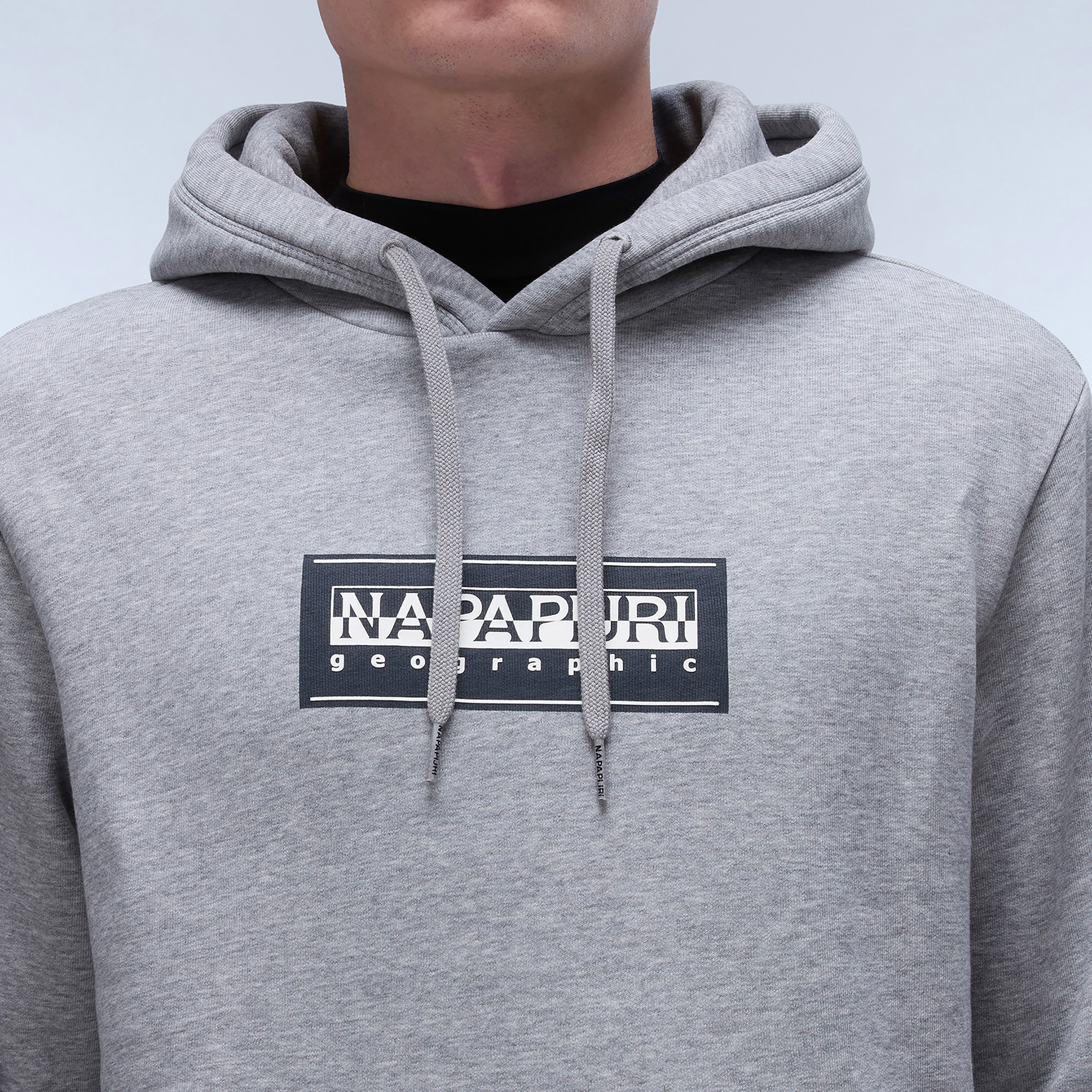 Napapijri B-Box Logo Erkek Gri Sweatshirt