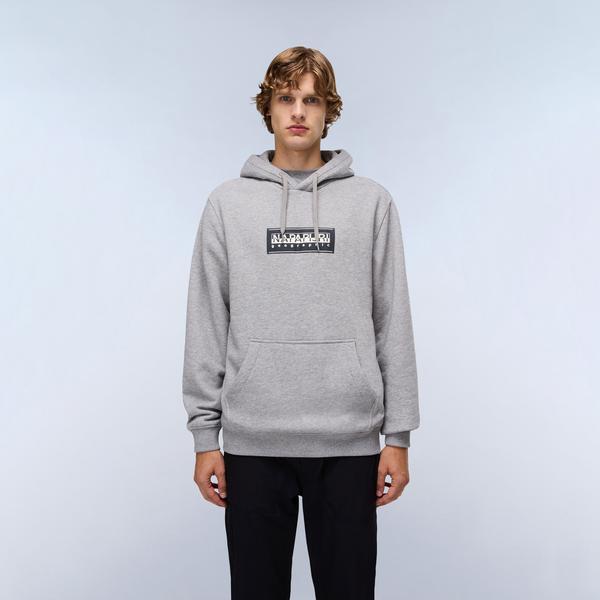 Napapijri B-Box Logo Erkek Gri Sweatshirt