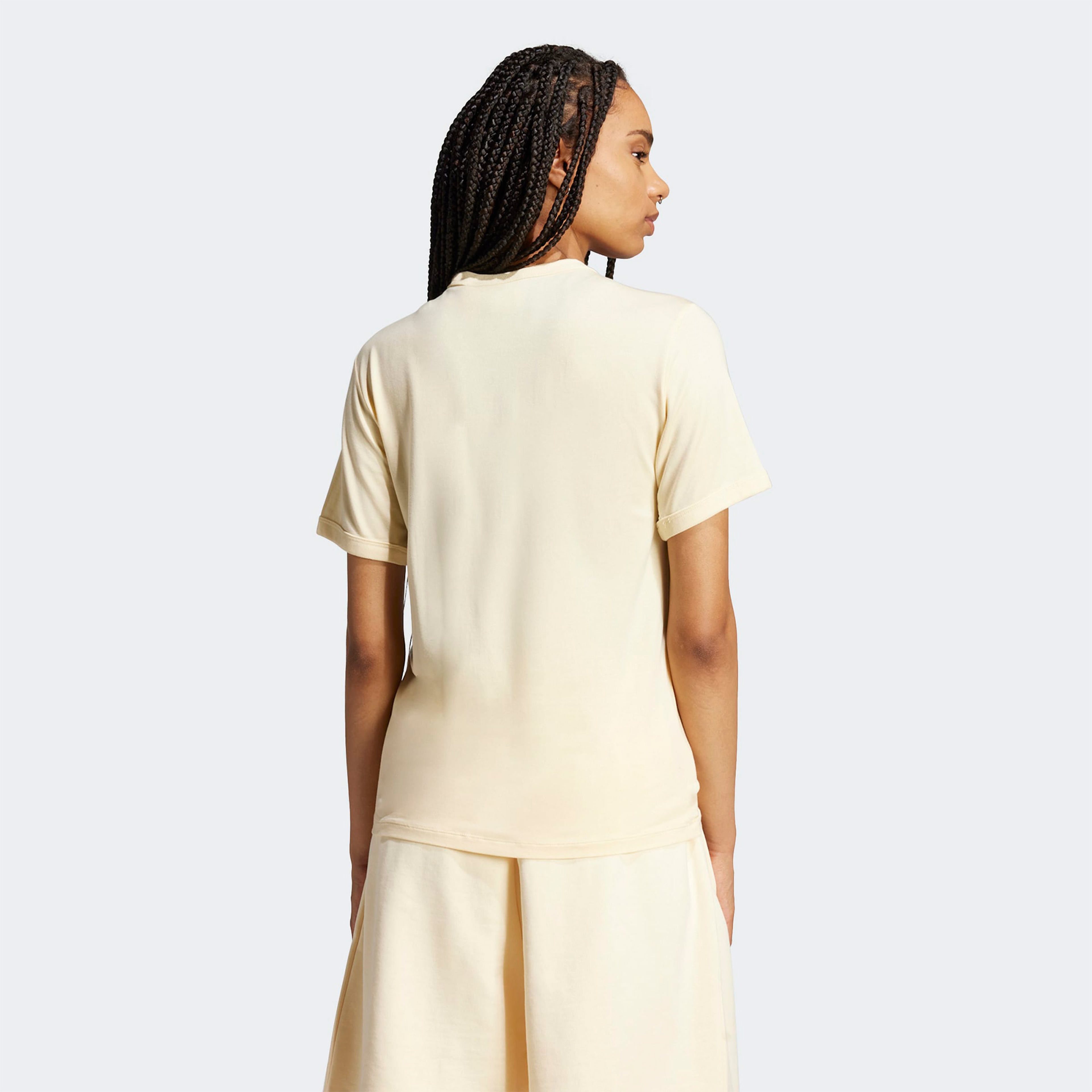 adidas Premium Essentials Kadın Bej T-Shirt