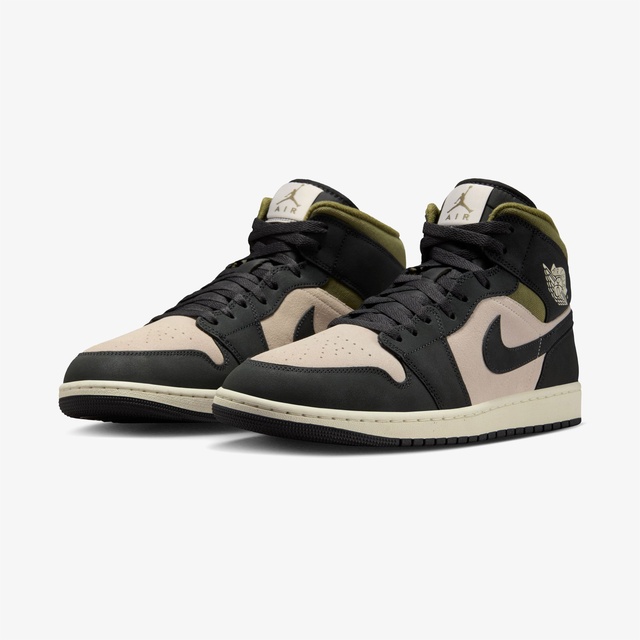 Jordan Siyah Jordan Air 1 Mid SE