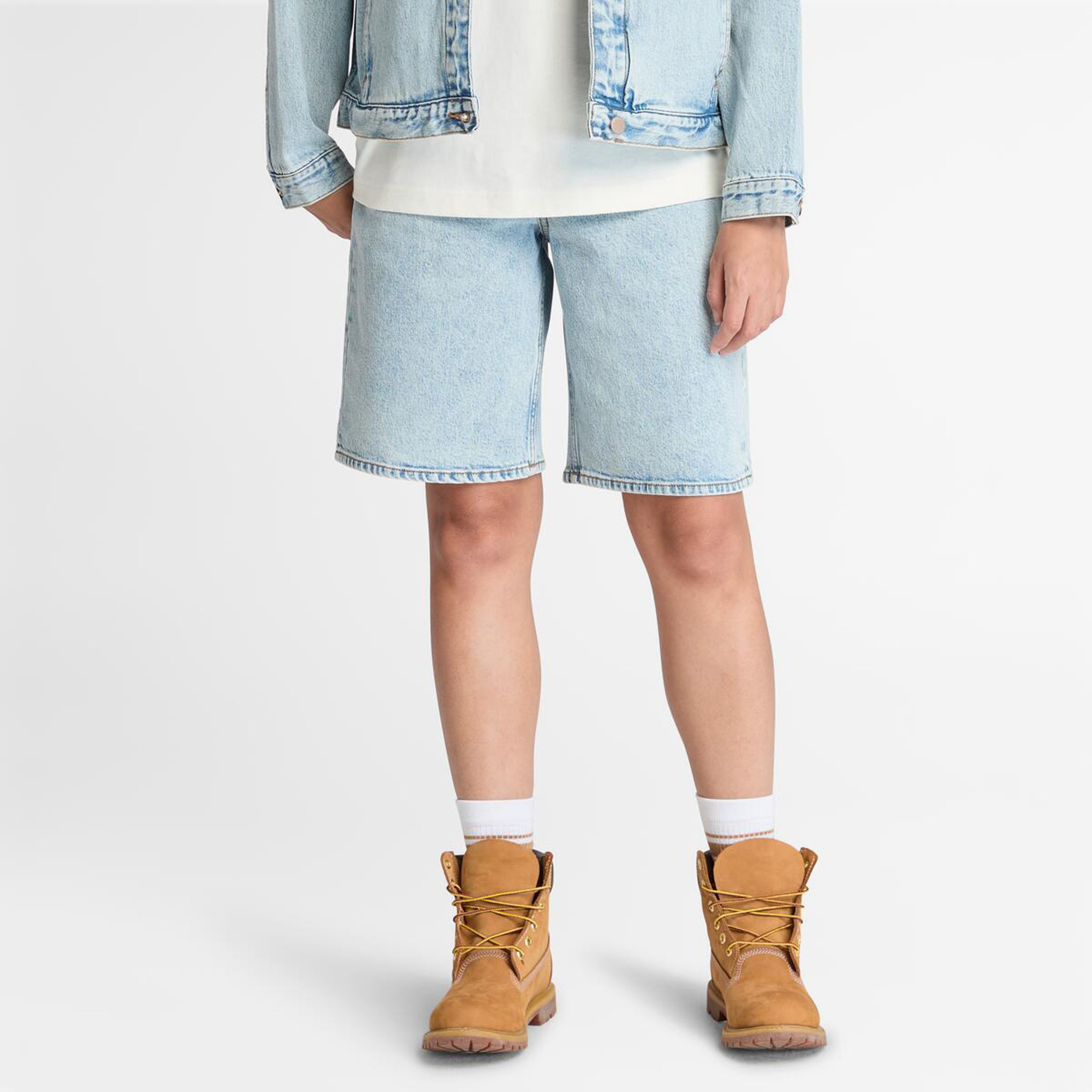 Timberland Denim Kadın Kahverengi Şort