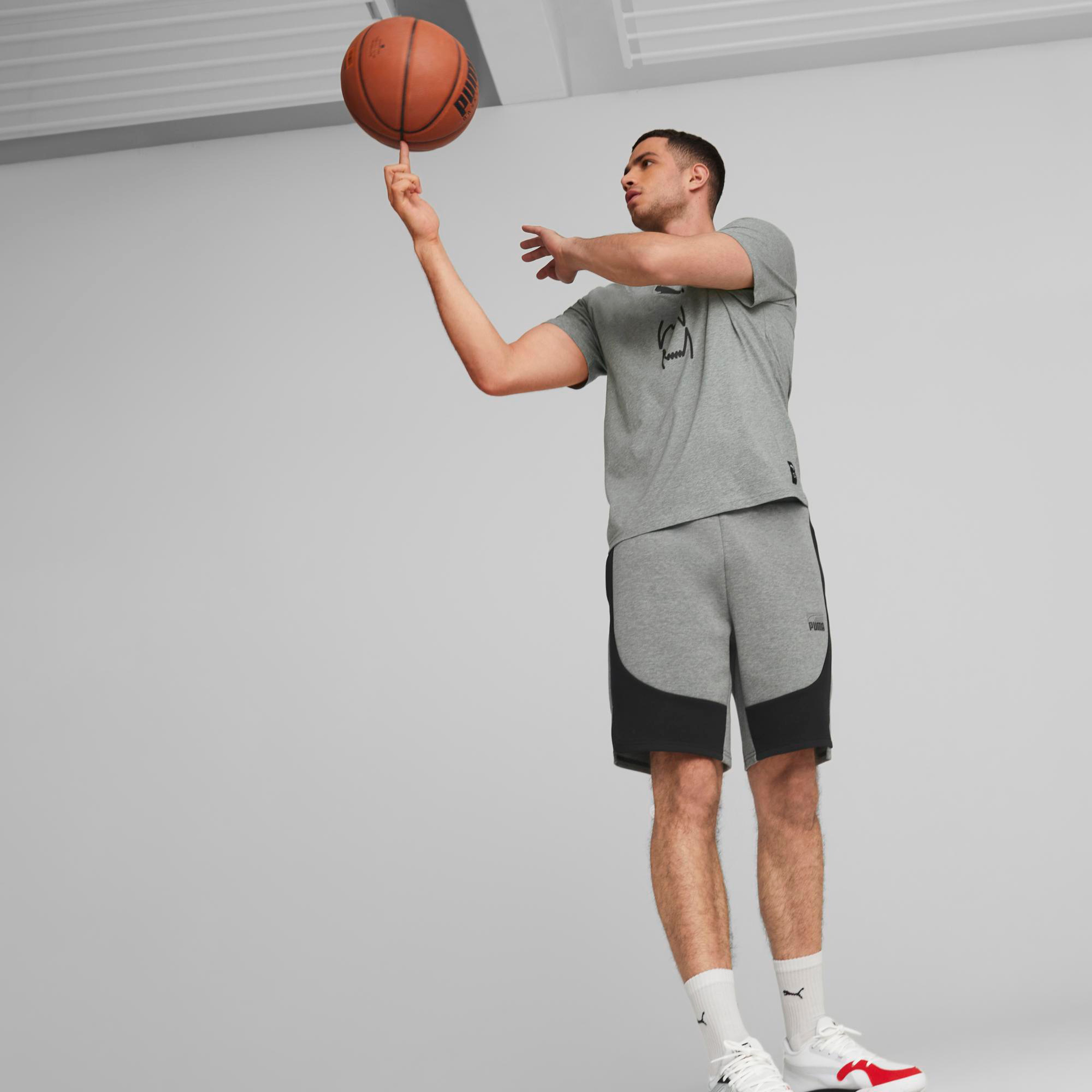 Puma Dime Erkek Gri Şort