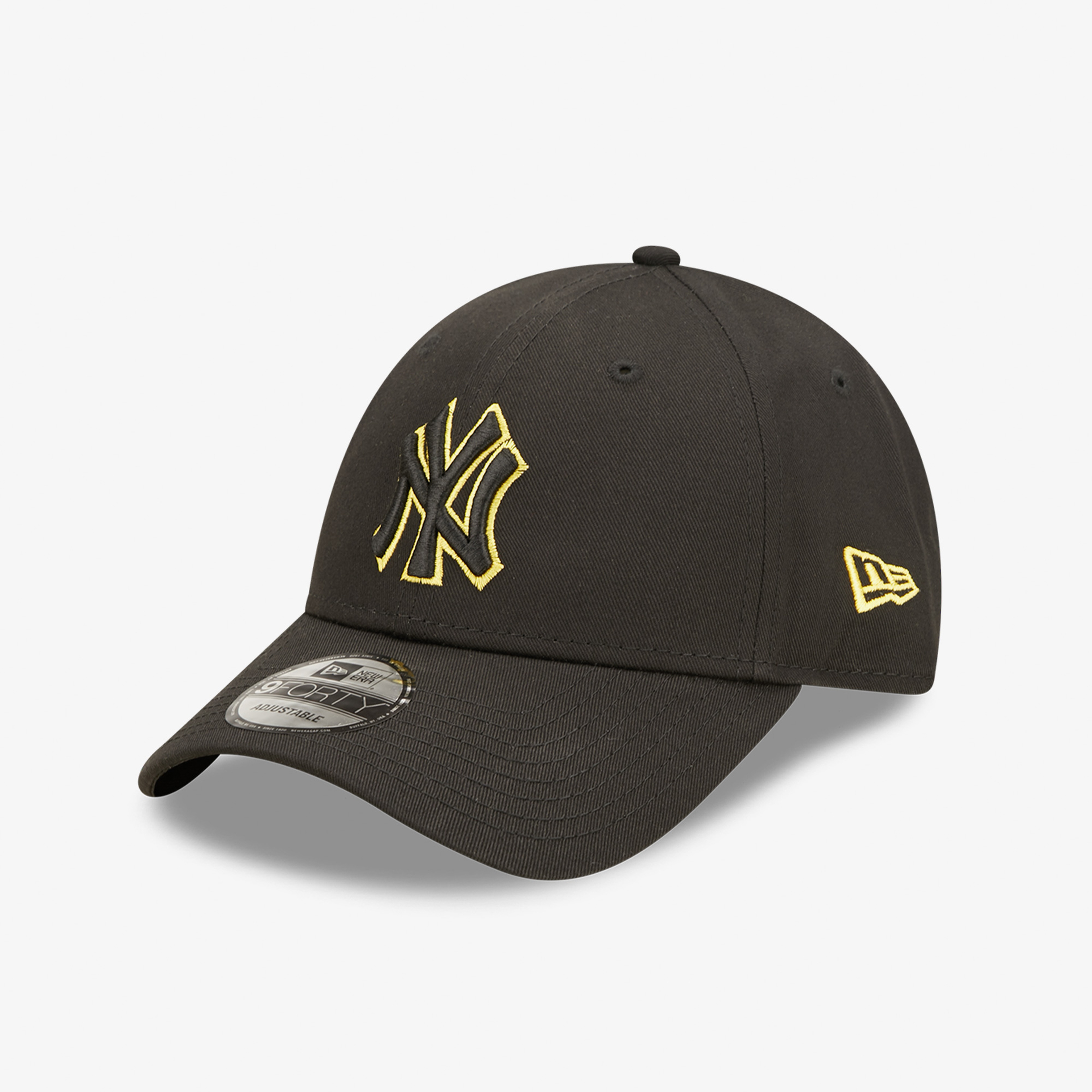 New Era New York Yankees Team Outline Unisex Siyah Şapka
