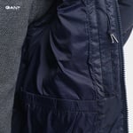 GANT Erkek Lacivert Kapüşonlu Mont