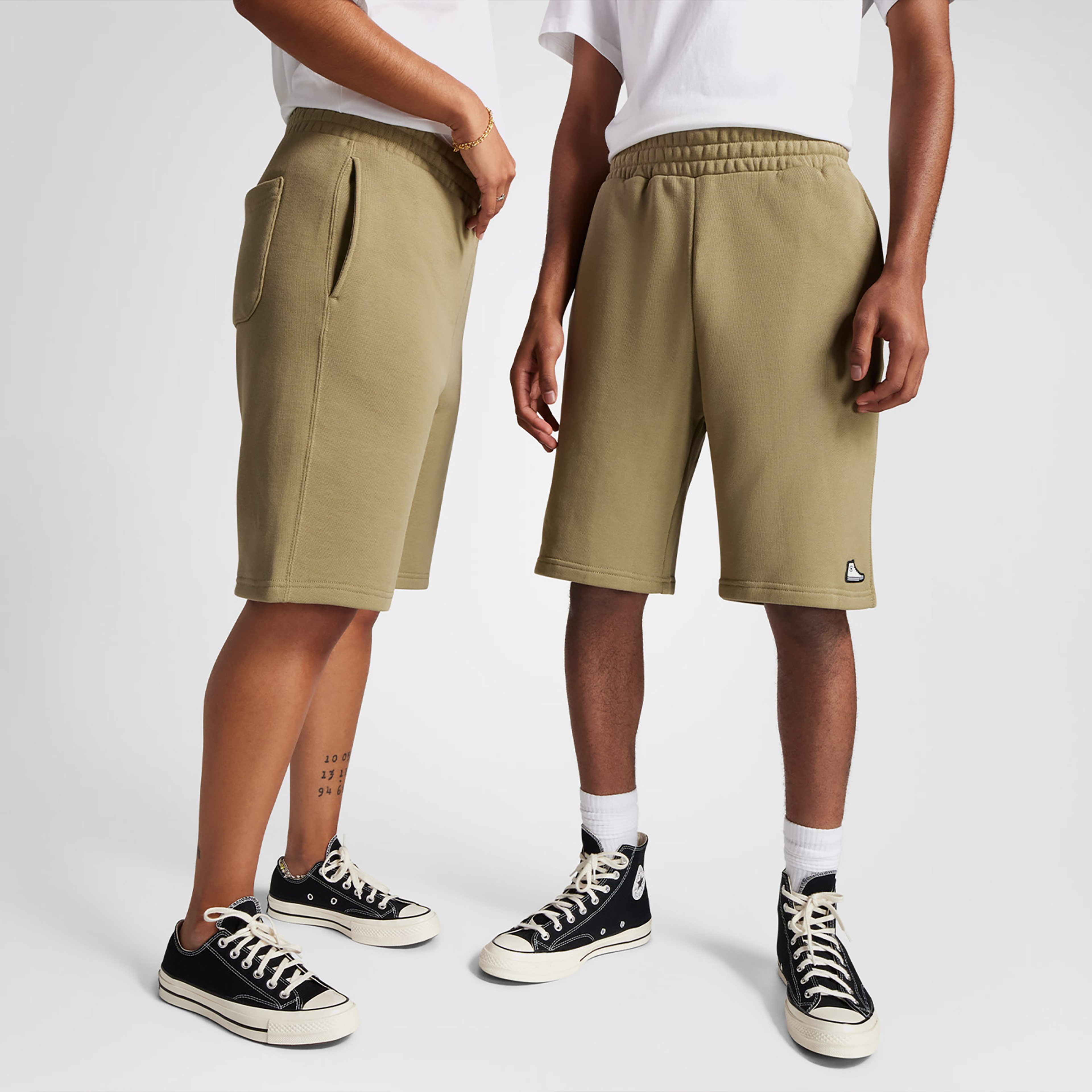 Converse Go To Loose Fit Unisex Haki Şort