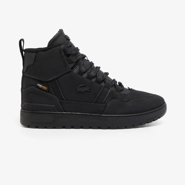 Lacoste T-Clip Winter Mid Erkek Siyah Bot