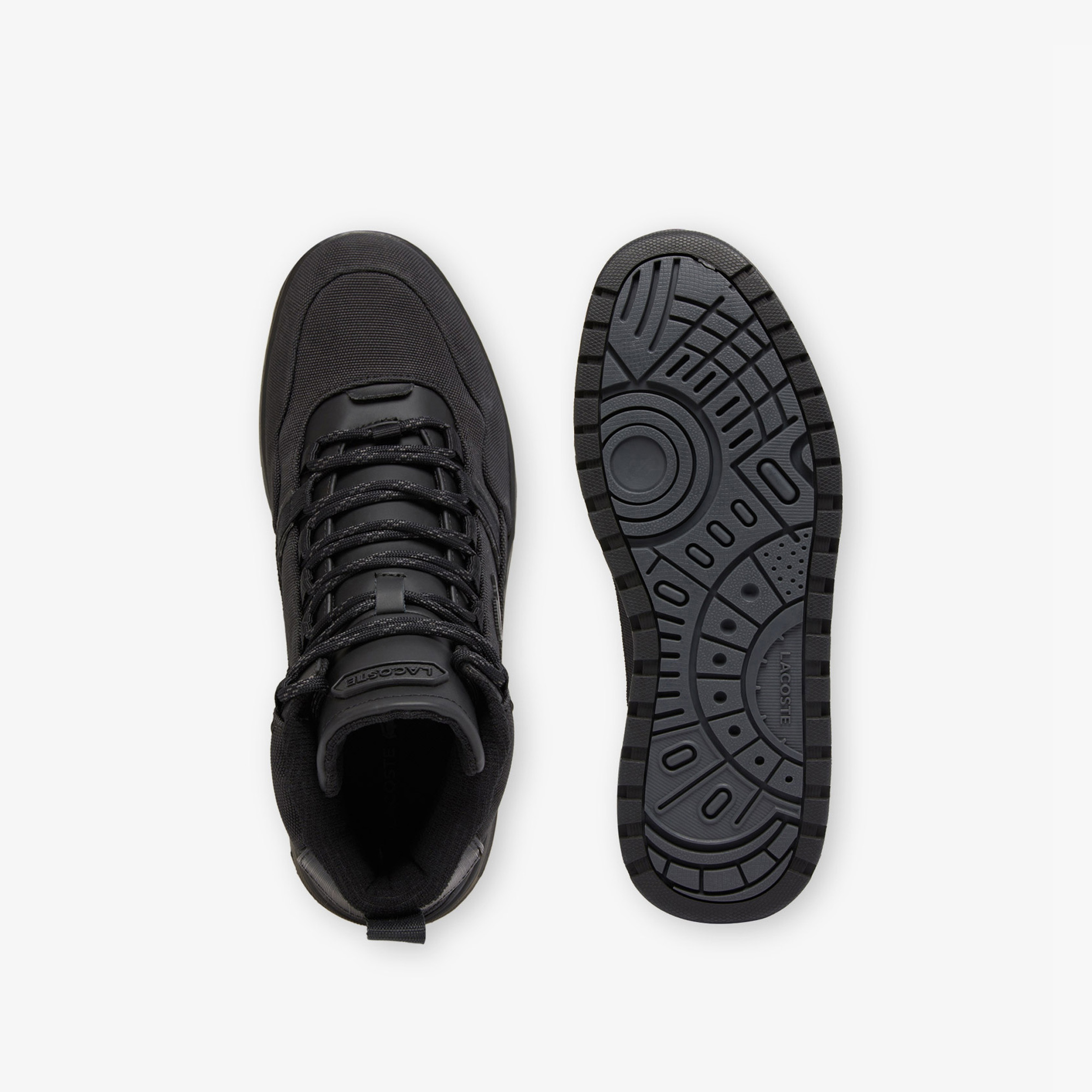 Lacoste T-Clip Winter Mid Erkek Siyah Bot