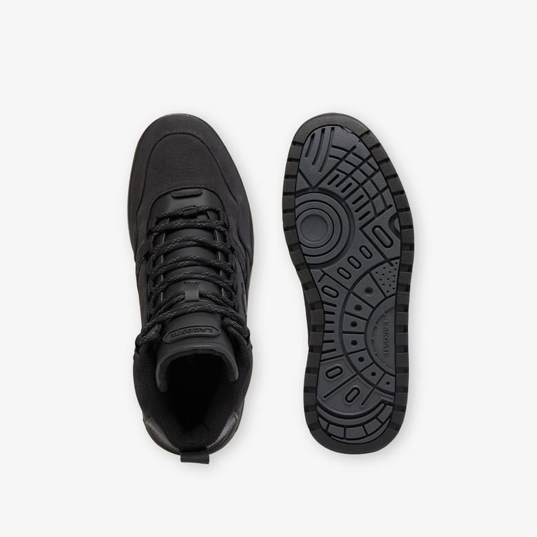Lacoste T-Clip Winter Mid Erkek Siyah Bot