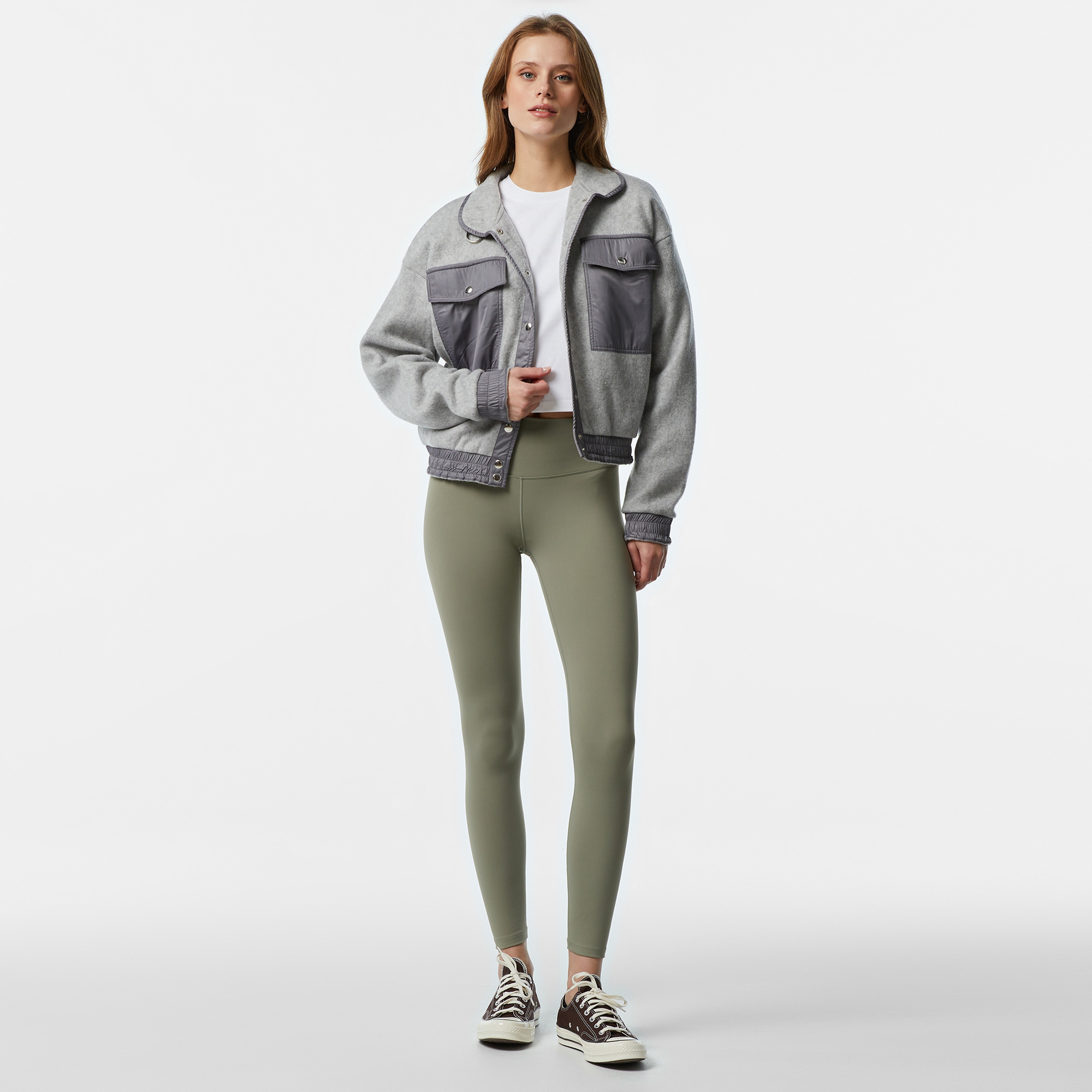 The Stay Line Classic Kadın Gri Ceket