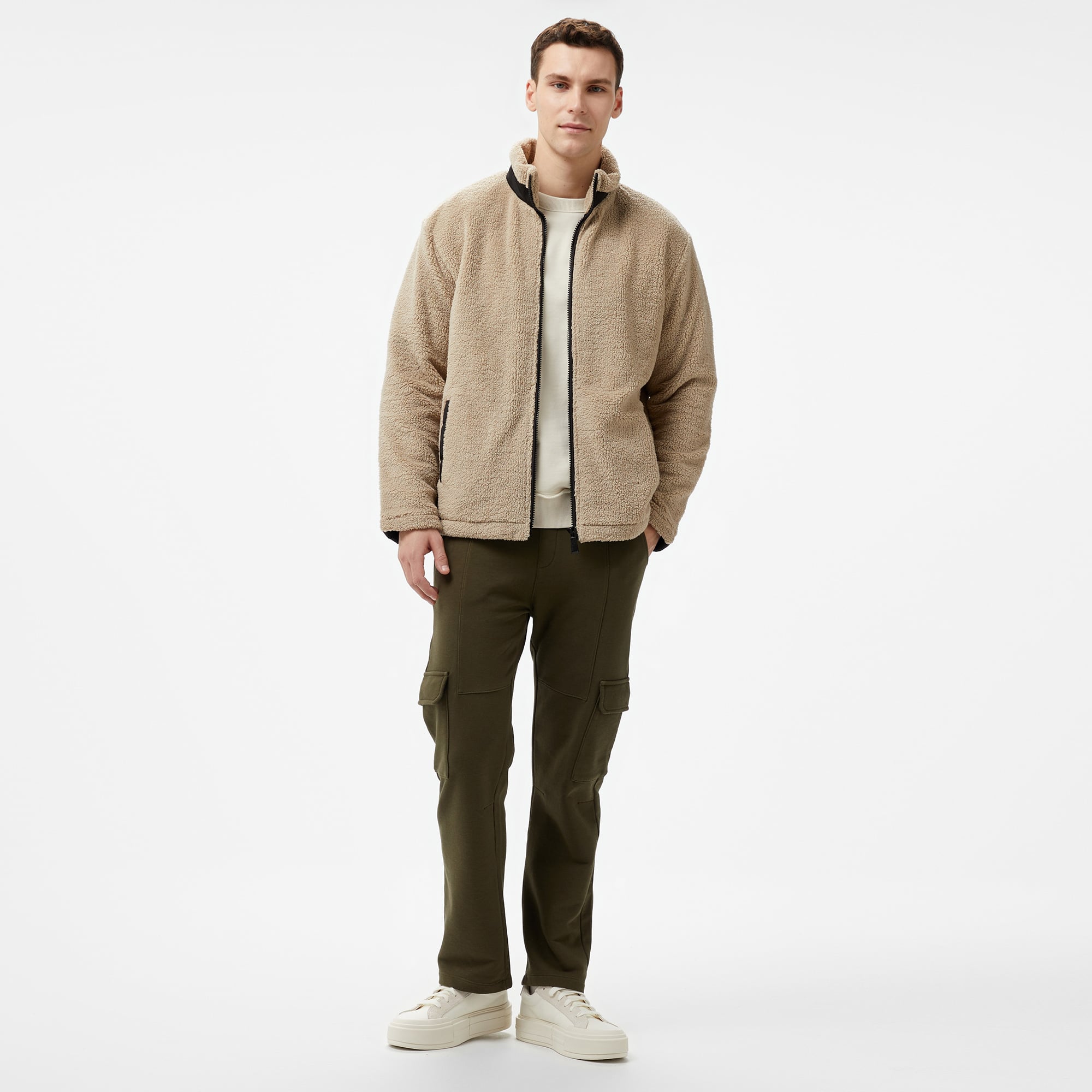 The Stay Line Classic Erkek Haki Eşofman Altı