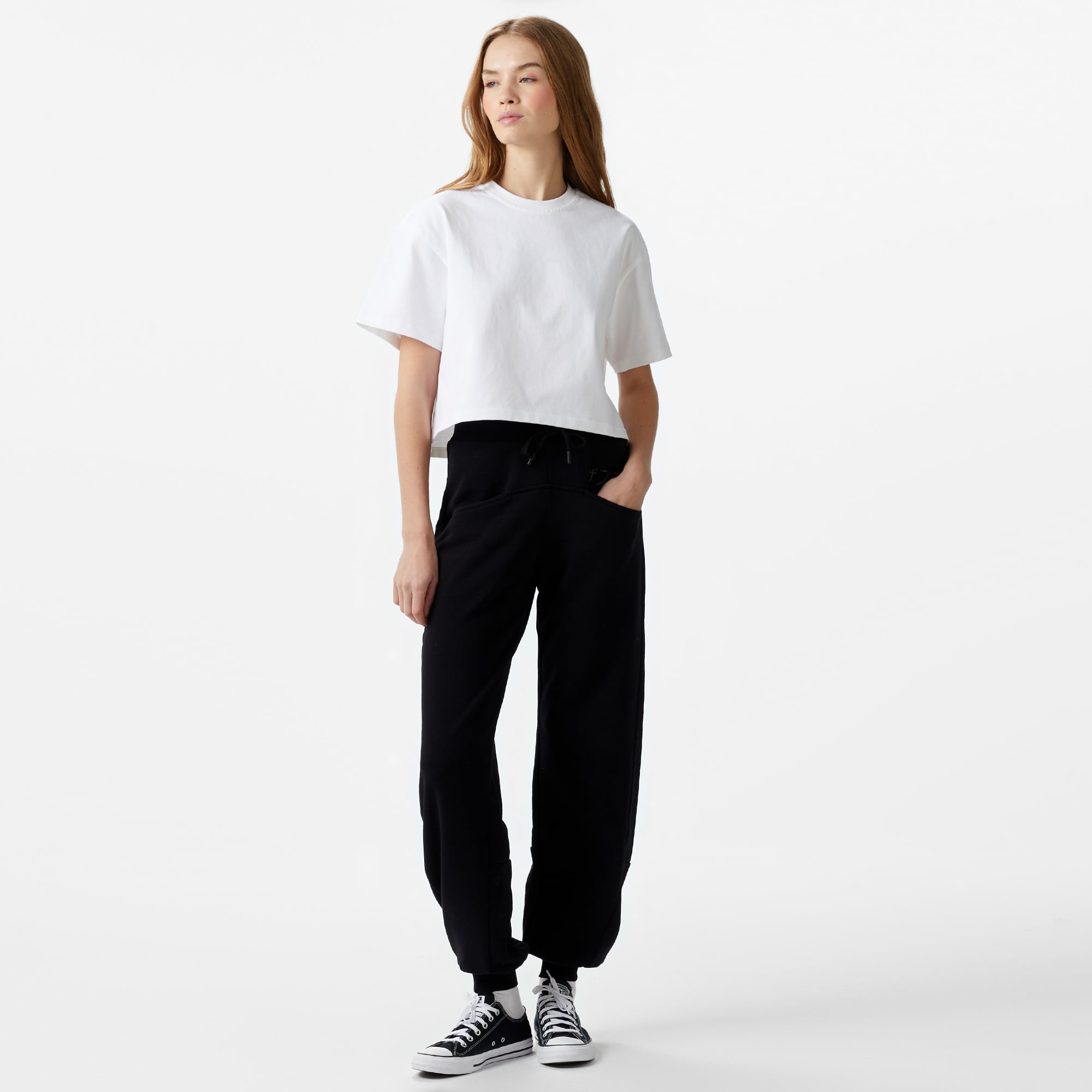 The Stay Line Mizuki Komorebi Kadın Siyah Eşofman Altı