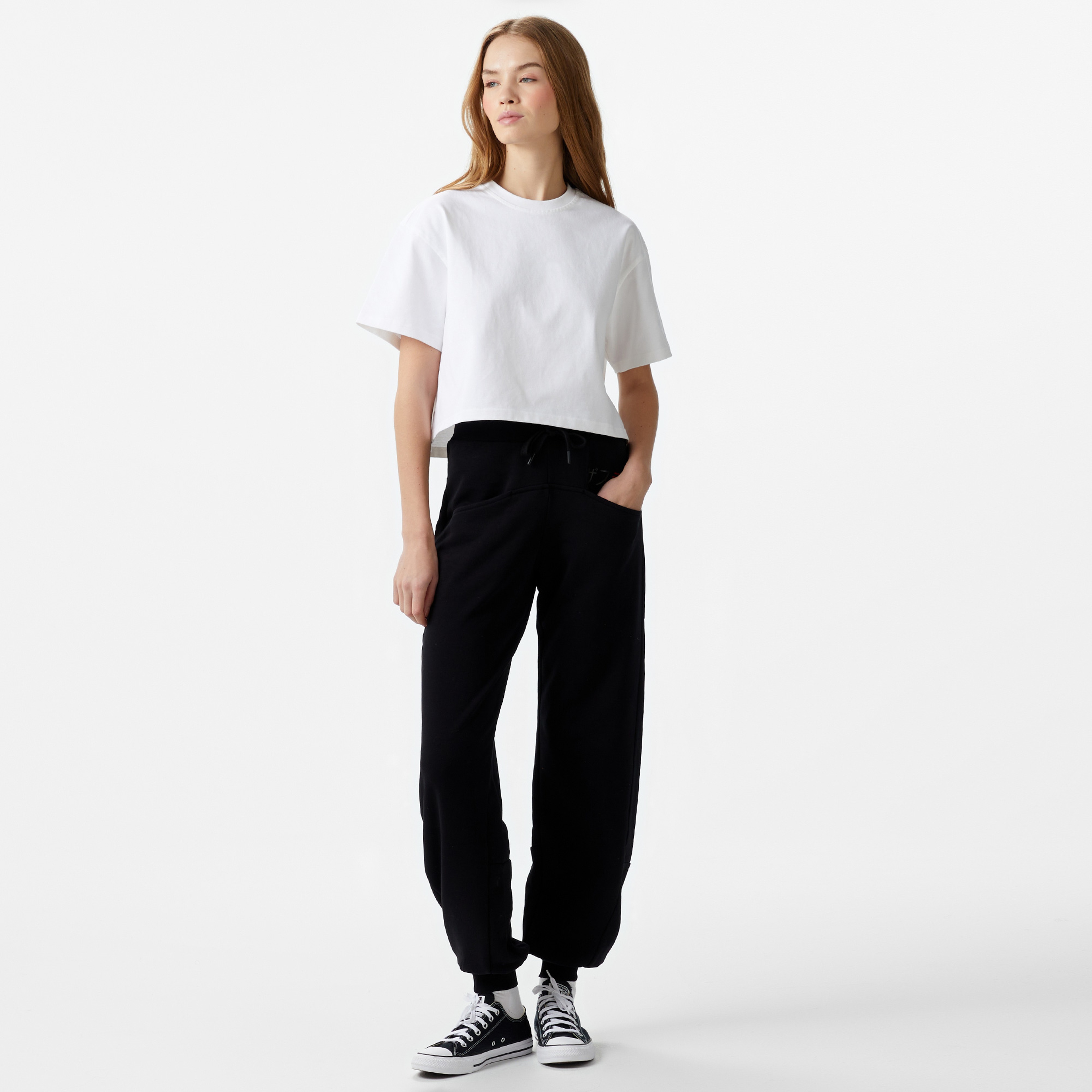 The Stay Line Mizuki Komorebi Kadın Siyah Eşofman Altı