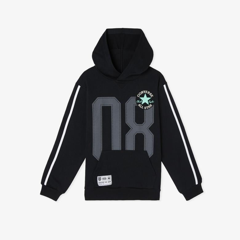 Converse Retro Remix Çocuk Siyah Sweatshirt