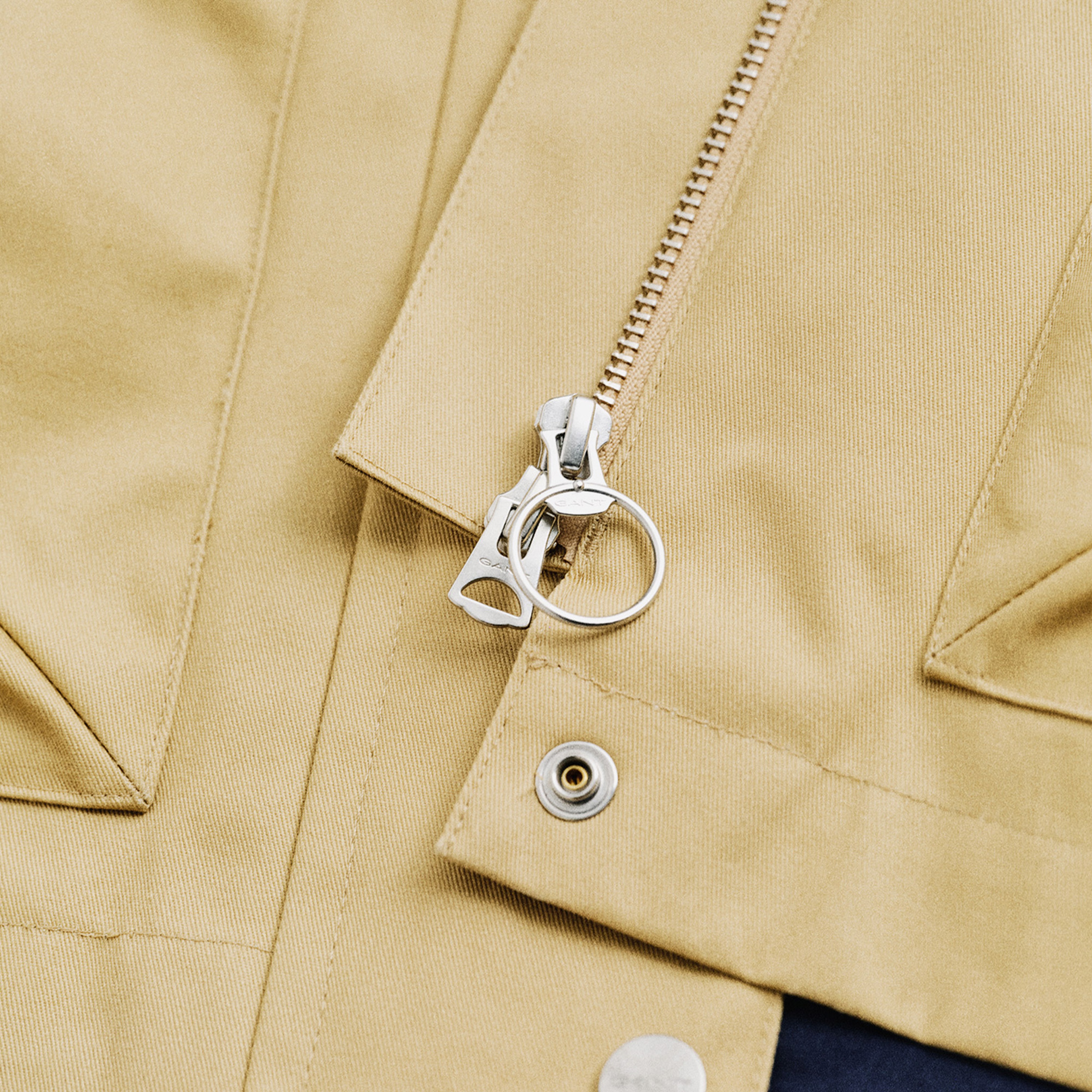 GANT Kadın Bej Relaxed Fit Klasik Yaka Ceket