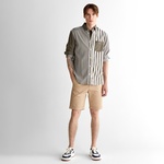 GANT Erkek Yeşil Regular Fit Düğmeli Yaka Çizgili Gömlek