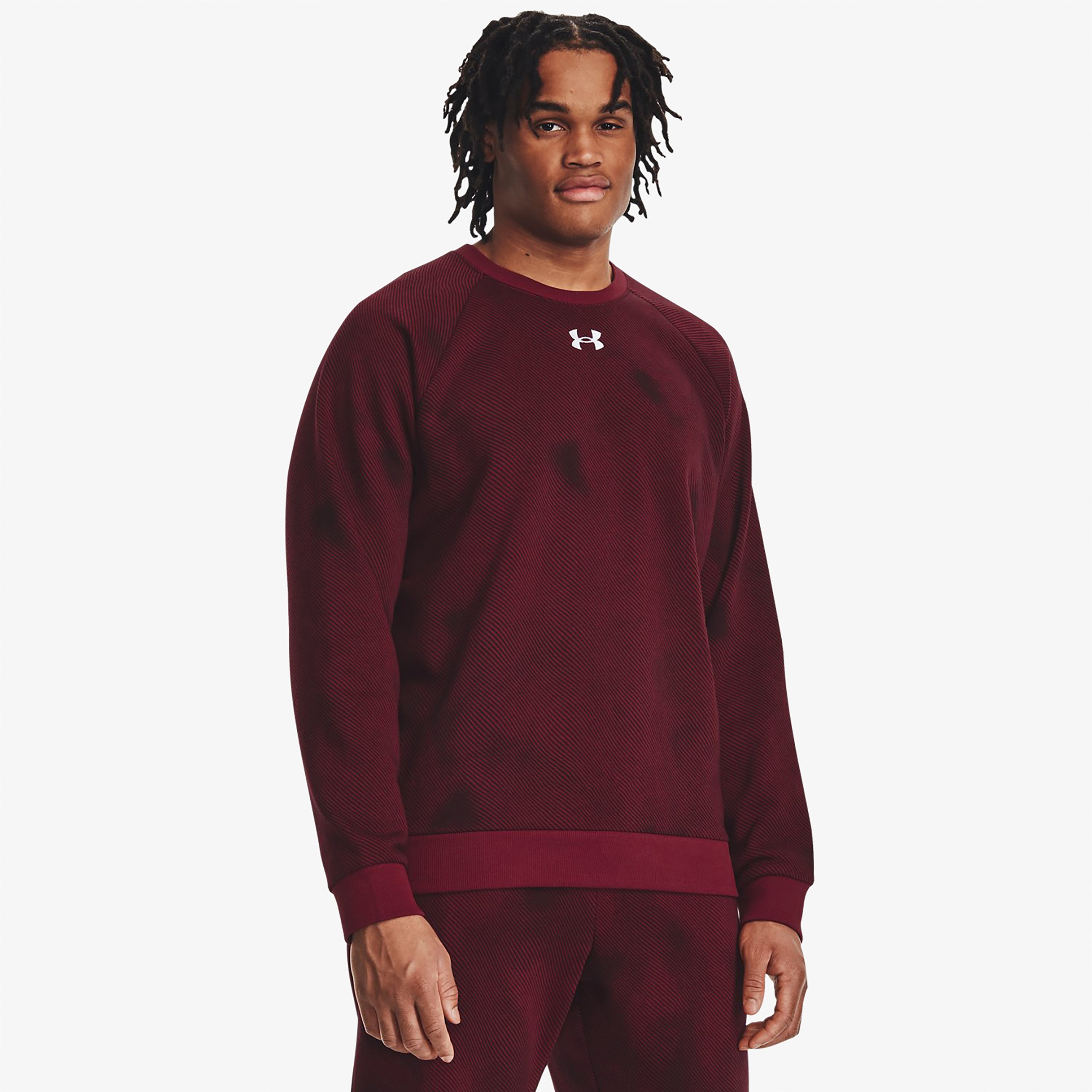 Under Armour Rival Fleece Erkek Kırmızı Günlük Sweatshirt
