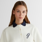 GANT Kadın Krem Logolu Polo