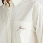 GANT Kadın Krem Klasik Yaka Gömlek