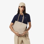 Lacoste Large L.12.12 Kadın Bej Omuz Çantası