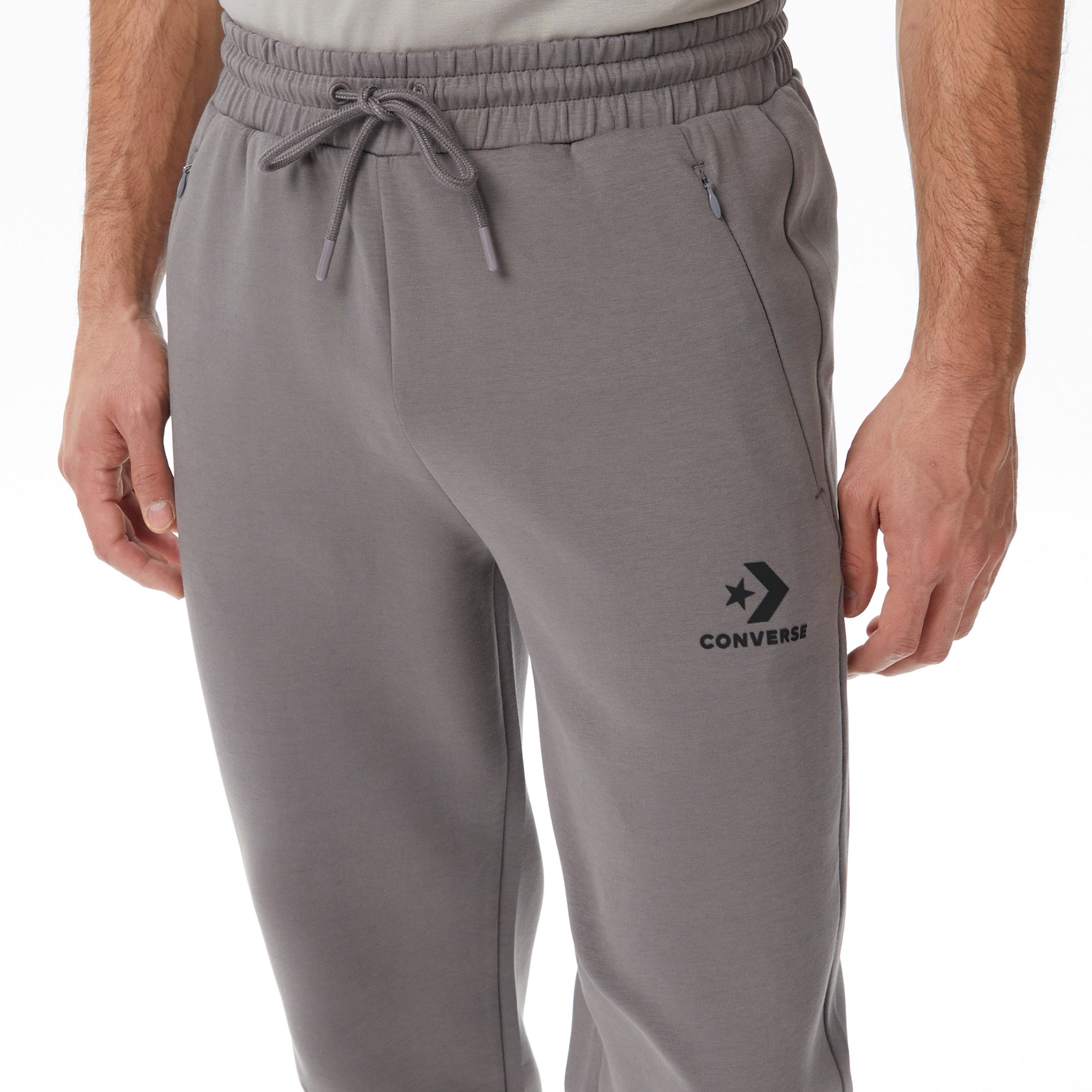 Converse Star Chevron Baskılı Erkek Oversize Fit Lacivert Eşofman Altı