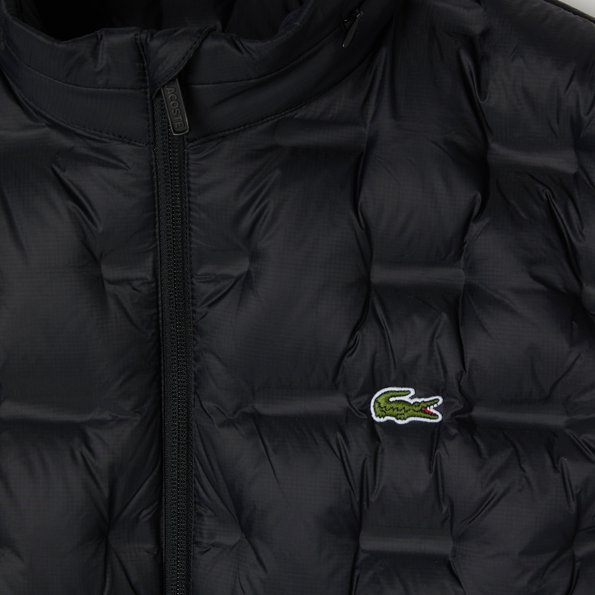 Erkek Dik Yaka Kapitone Siyah Yelek