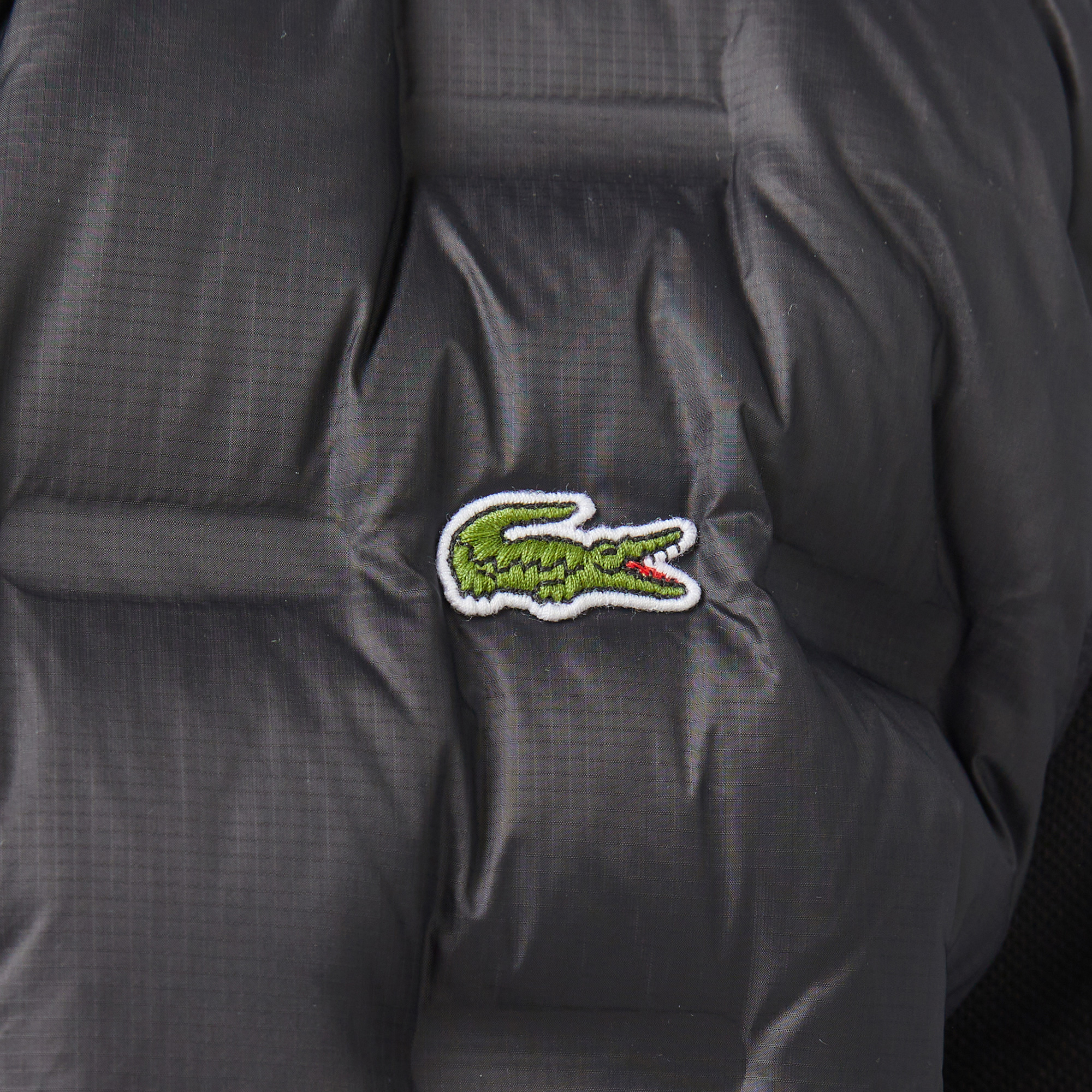 Erkek Dik Yaka Kapitone Siyah Yelek