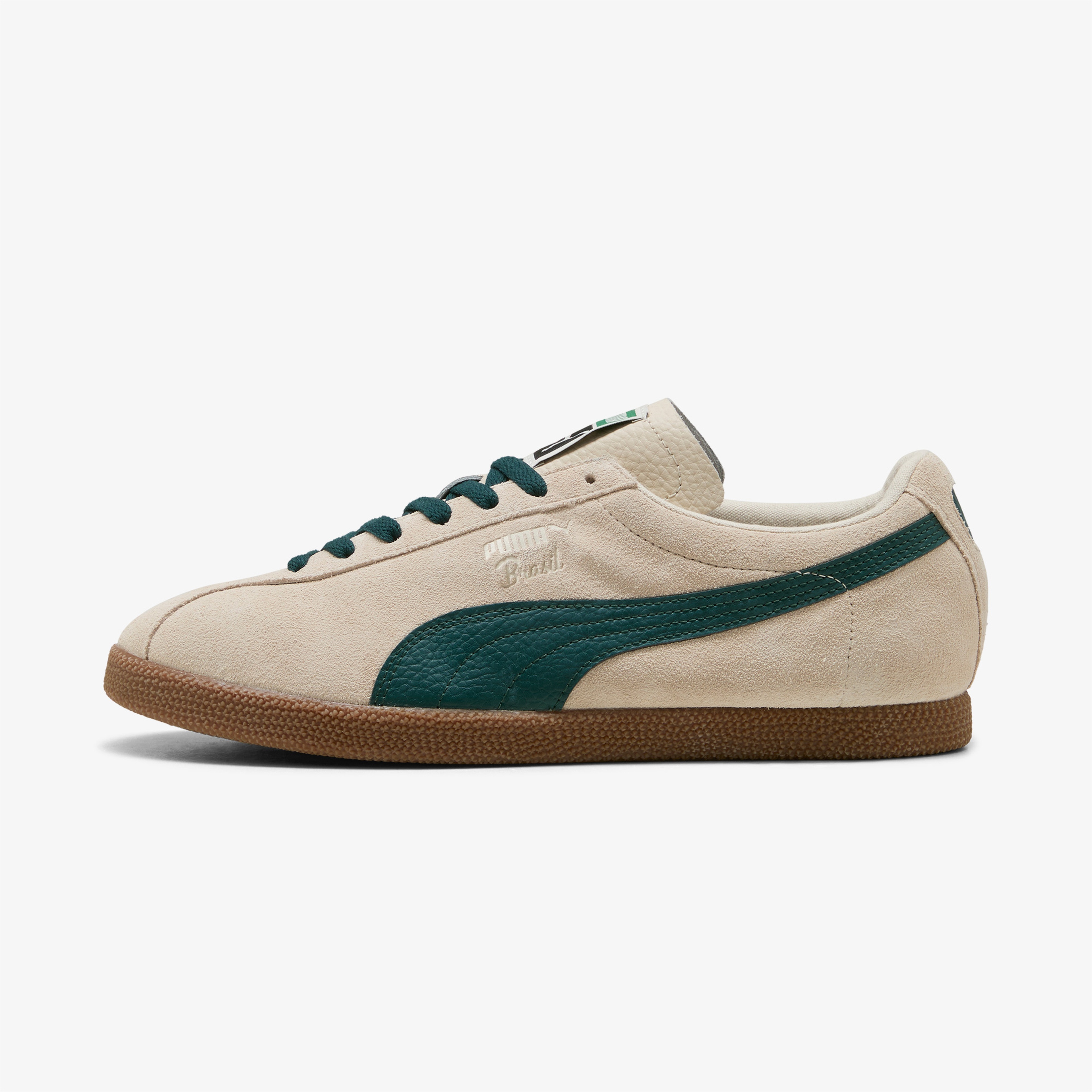 Puma Brasil Leather Unisex Krem Spor Ayakkabı