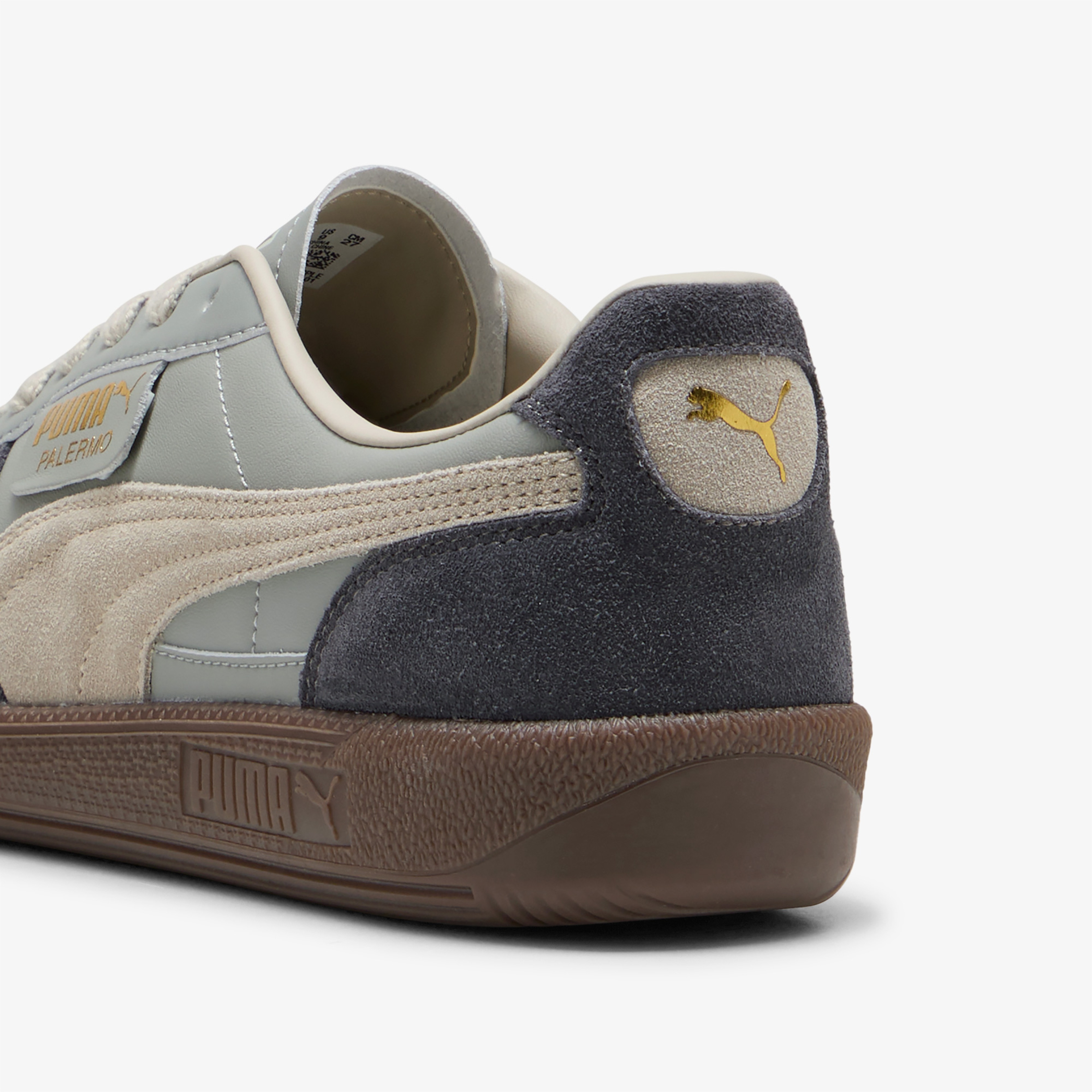 Puma Palermo Leather Unisex Gri Spor Ayakkabı