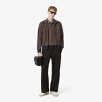 Lacoste Erkek Classic Fit Monogram Mor Polo