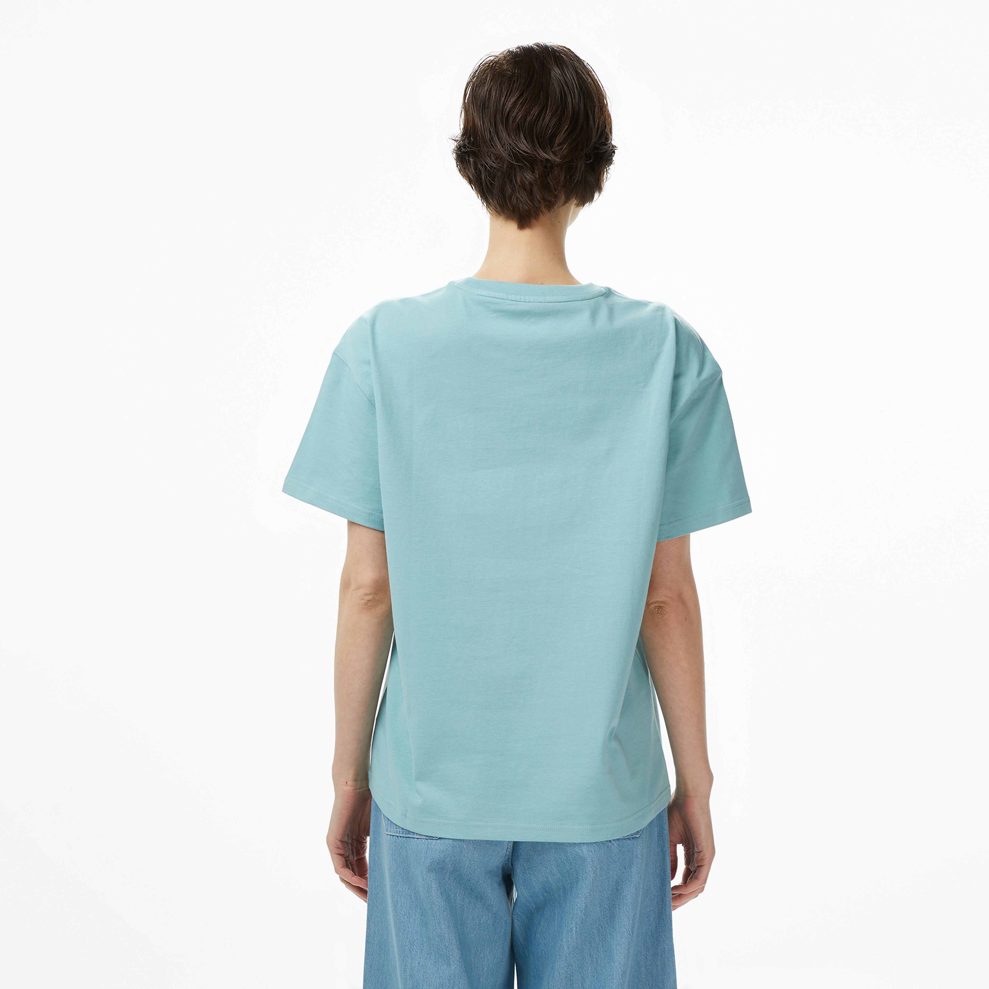 Converse Star Chevron Kadın Mavi T-Shirt